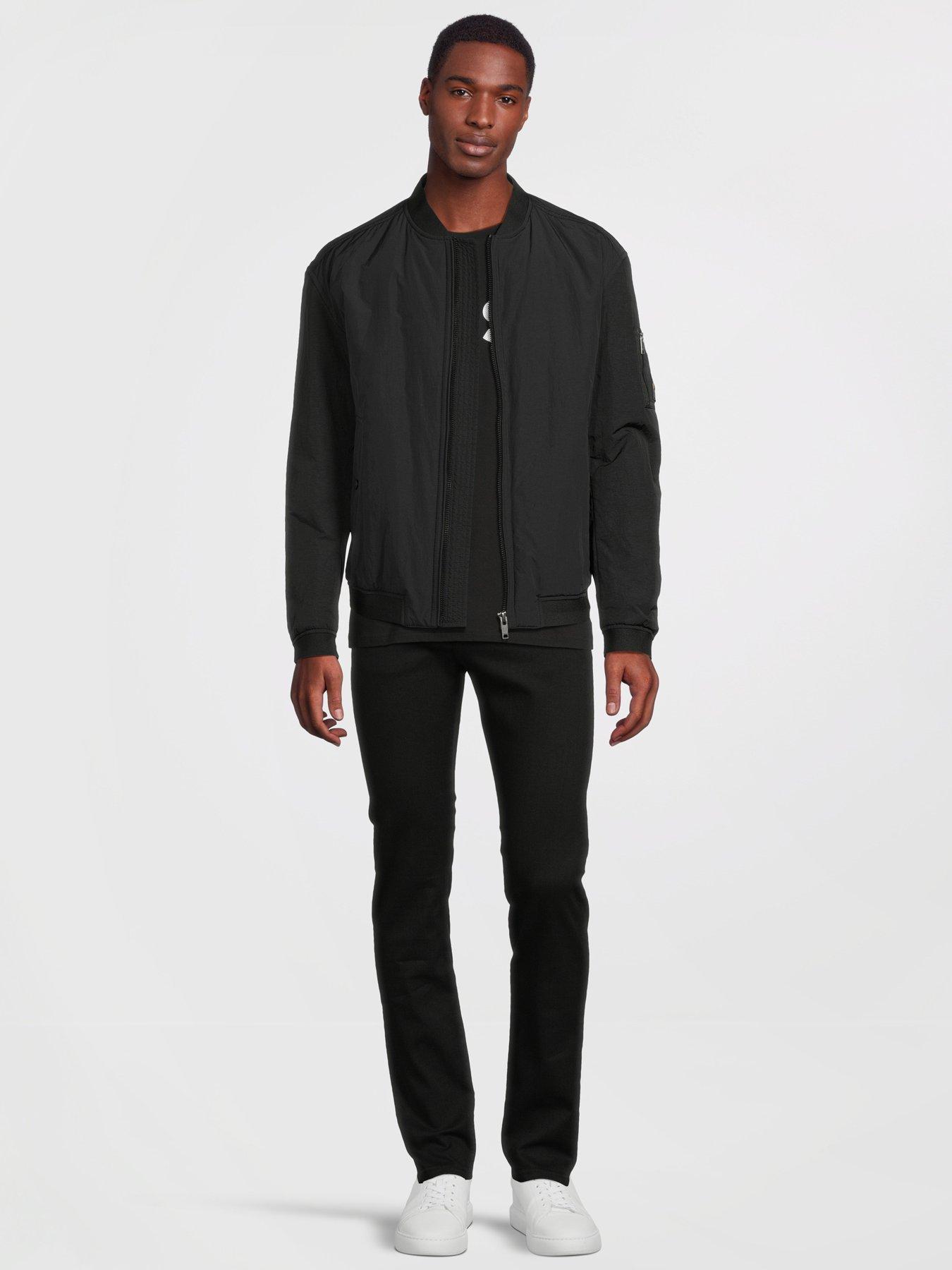 BOSS Obright Relaxed Fit Bomber Jacket | Very.co.uk