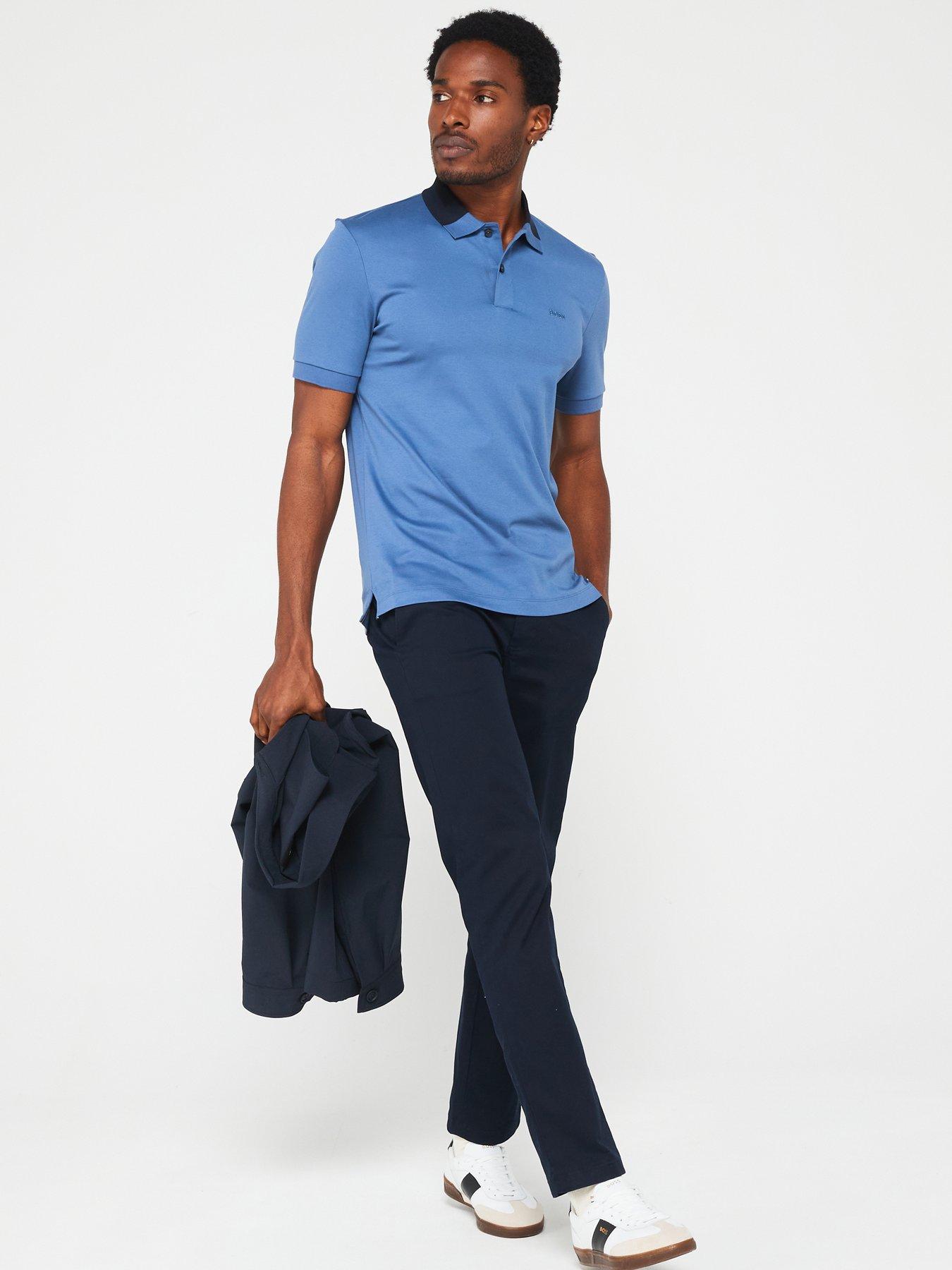 Image 3 of 4 of BOSS Phillipson 116 Slim Fit Polo Shirt - Blue