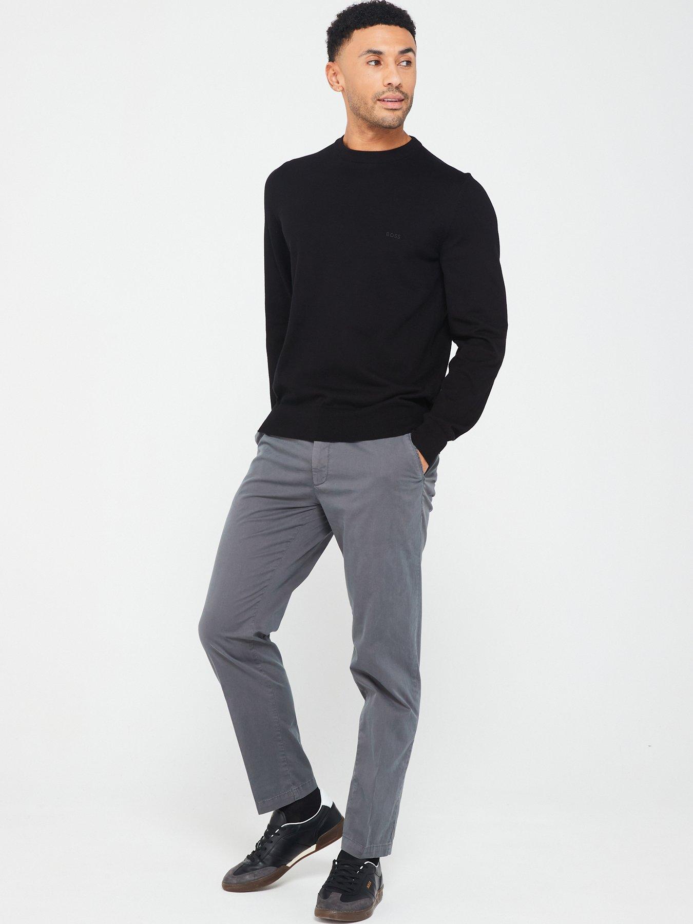 Image 3 of 4 of BOSS Pacas-l Cotton Crew Neck Jumper