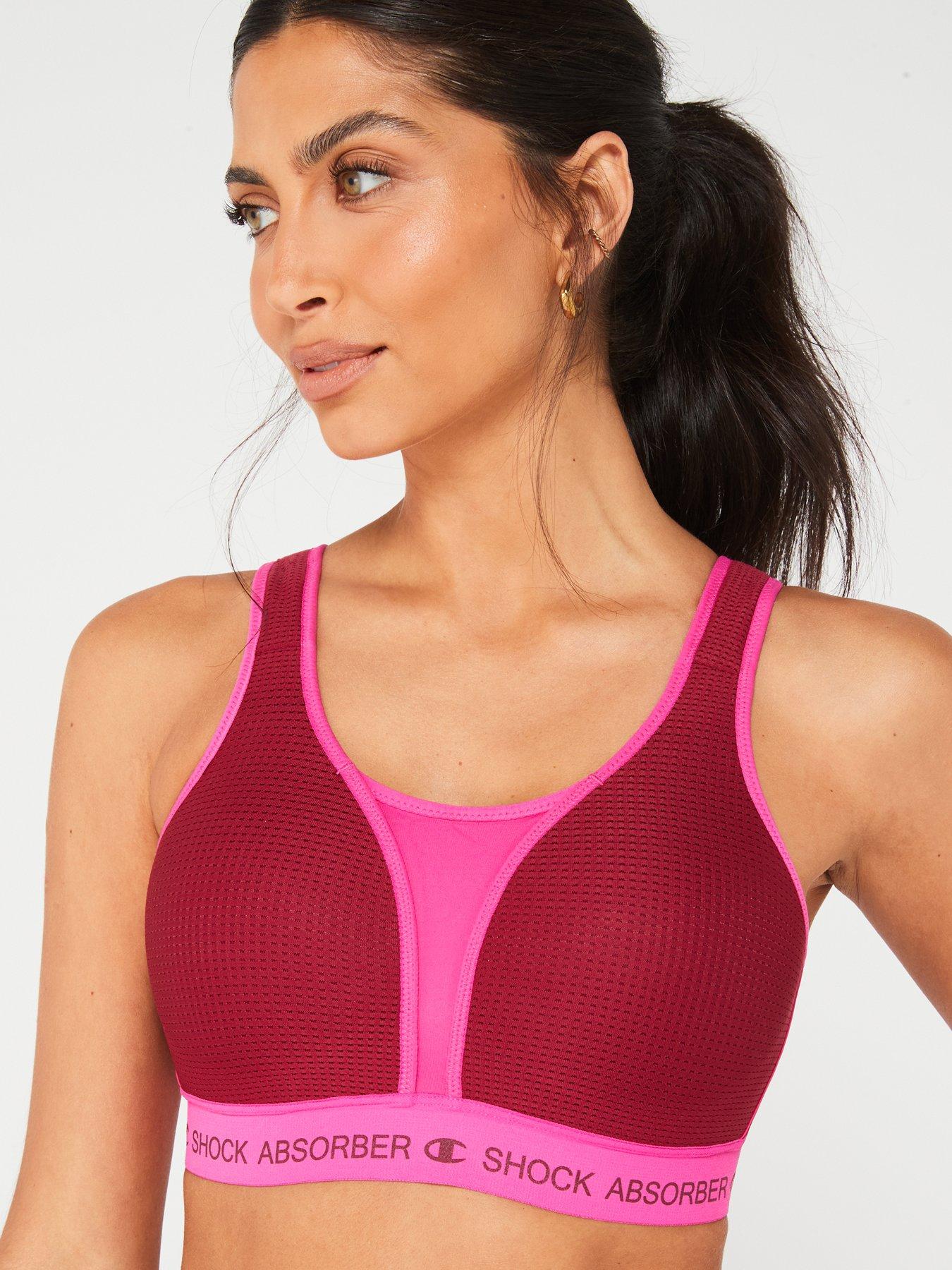 Shock Absorber ULTIMATE RUN BRA - High support sports bra - red 