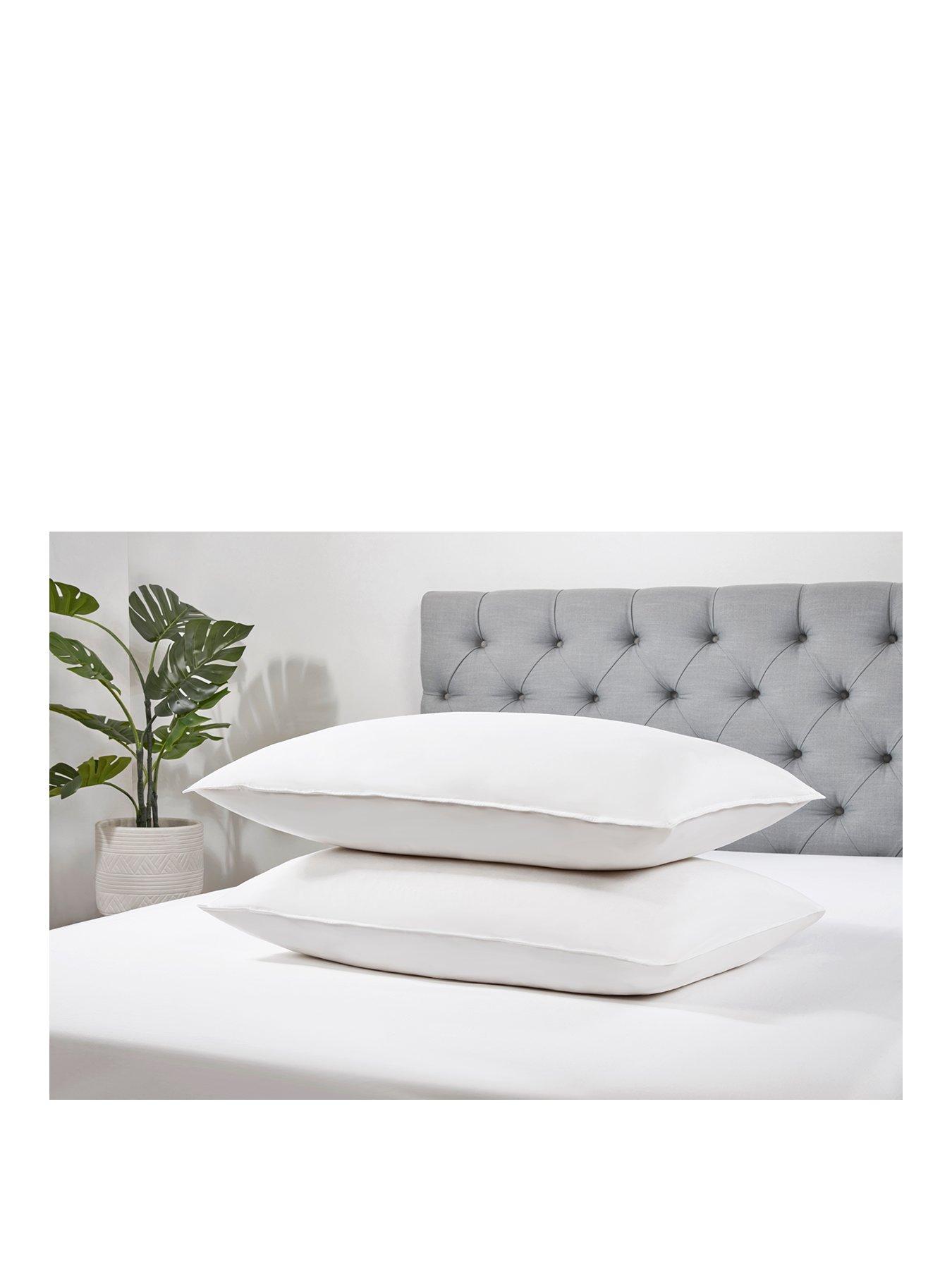 Very Home Hotel Collection Goose Feather Pillows - Soft To Medium Support - White