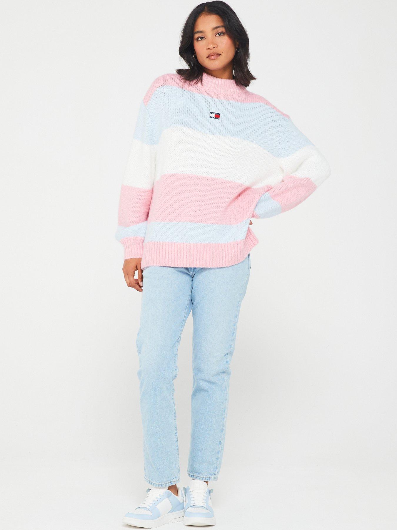 Tommy jeans colour clearance block jumper