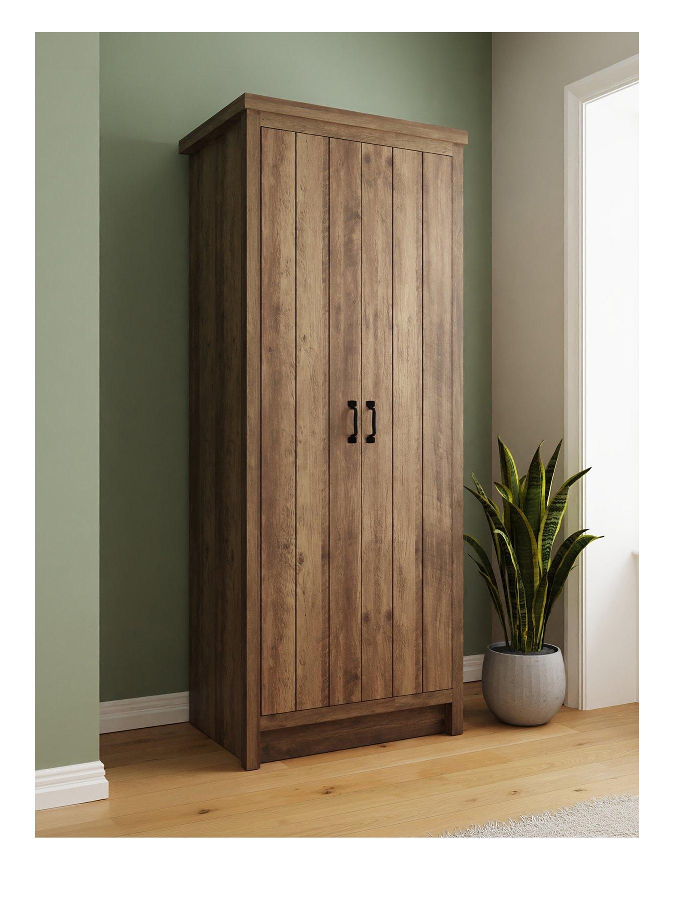 Image 2 of 7 of GFW Boston 2 Door Wardrobe - Oak