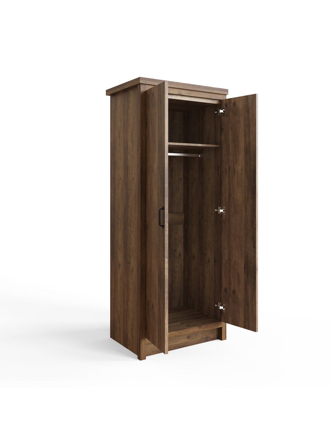 Image 4 of 7 of GFW Boston 2 Door Wardrobe - Oak