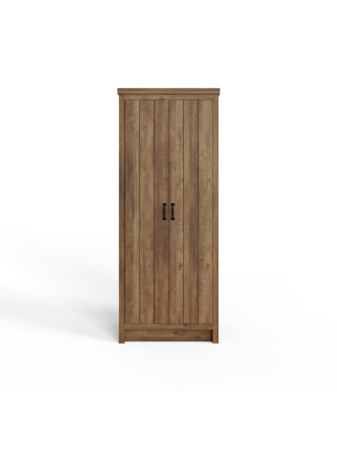 Image 5 of 7 of GFW Boston 2 Door Wardrobe - Oak