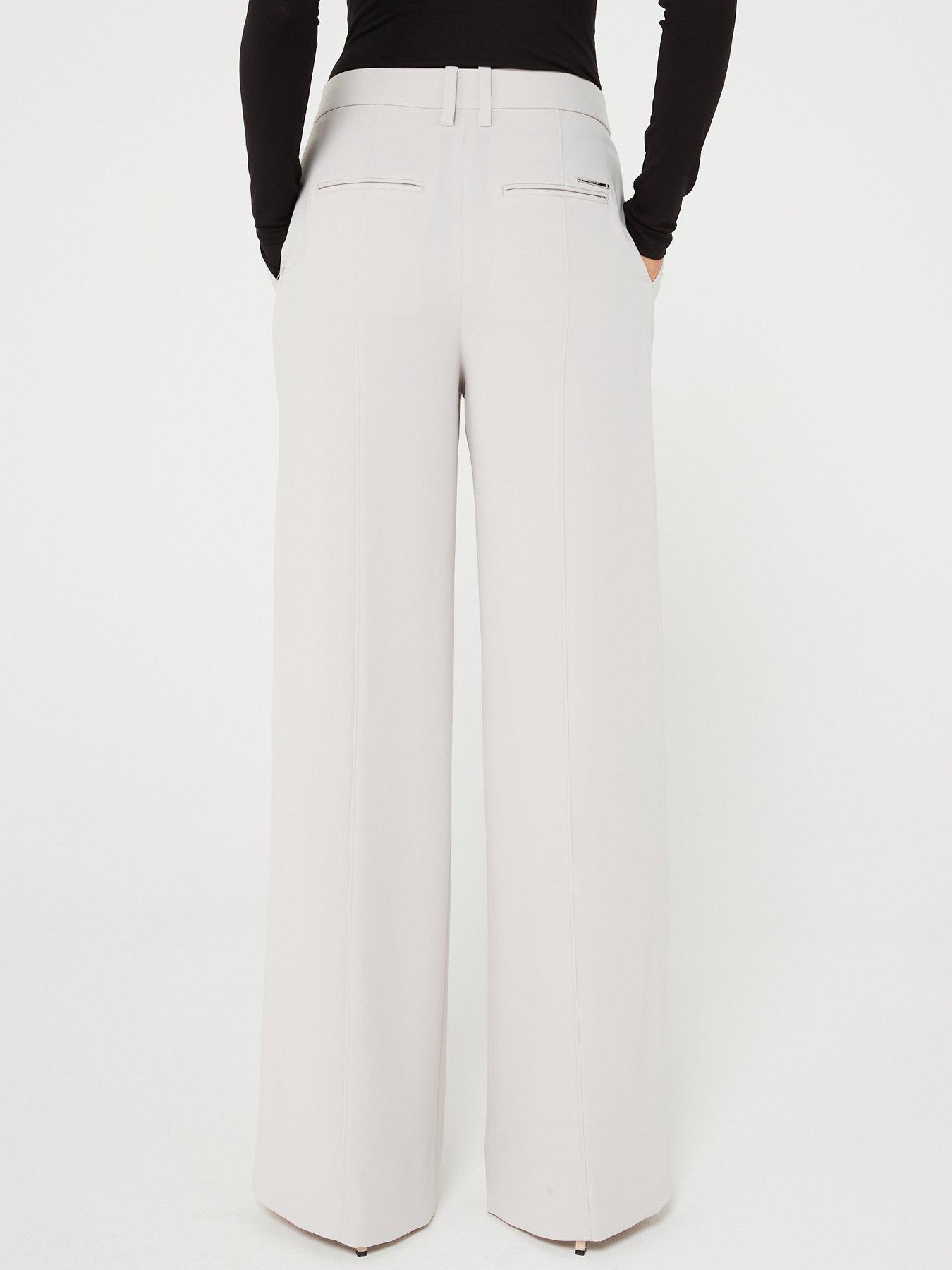 Wide leg white pants hot sale womens