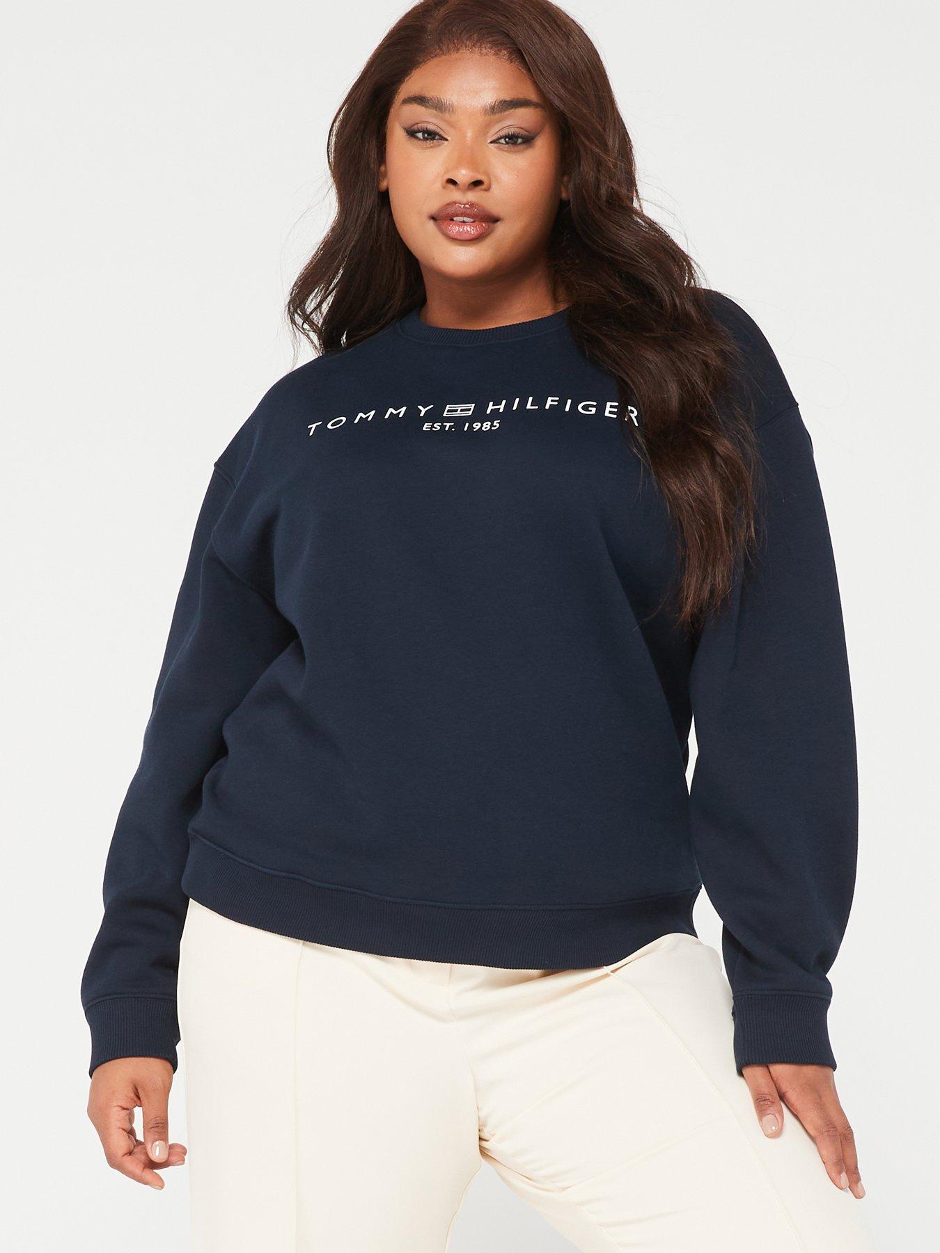 Hilfiger on sale logo sweatshirt