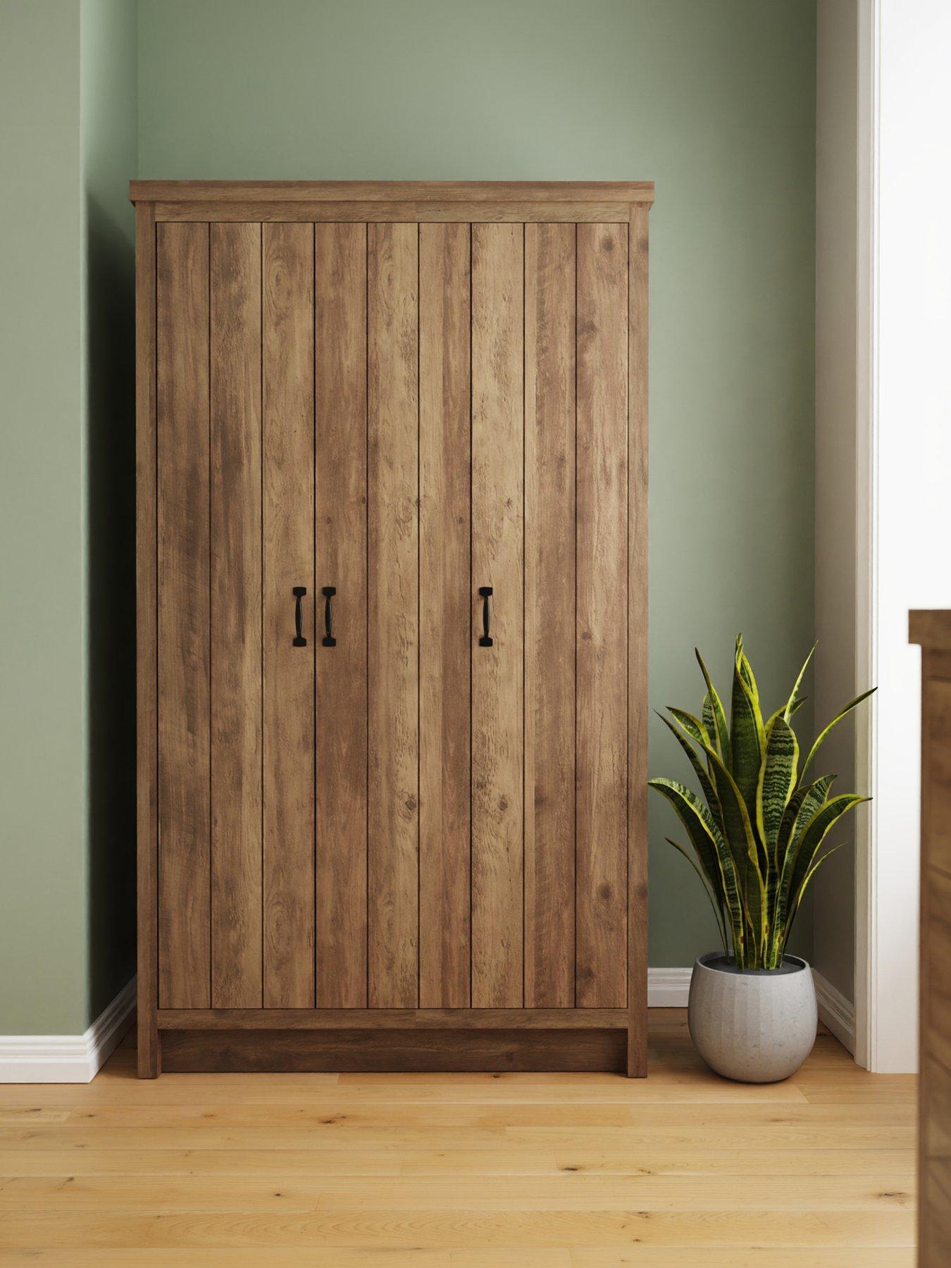 Image 1 of 7 of GFW Boston 3 Door Wardrobe - Oak