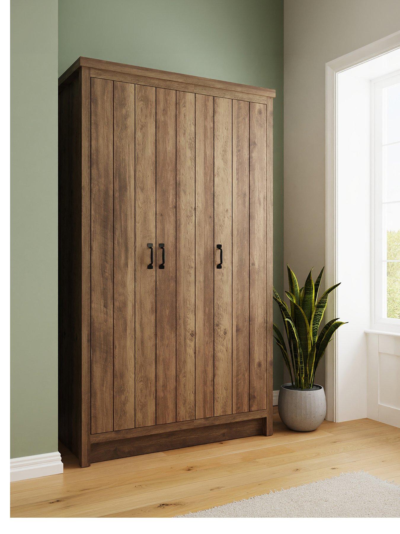 Image 2 of 7 of GFW Boston 3 Door Wardrobe - Oak