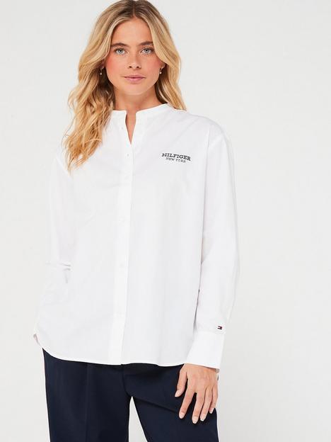 tommy-hilfiger-embroidered-easy-fit-shirt-white