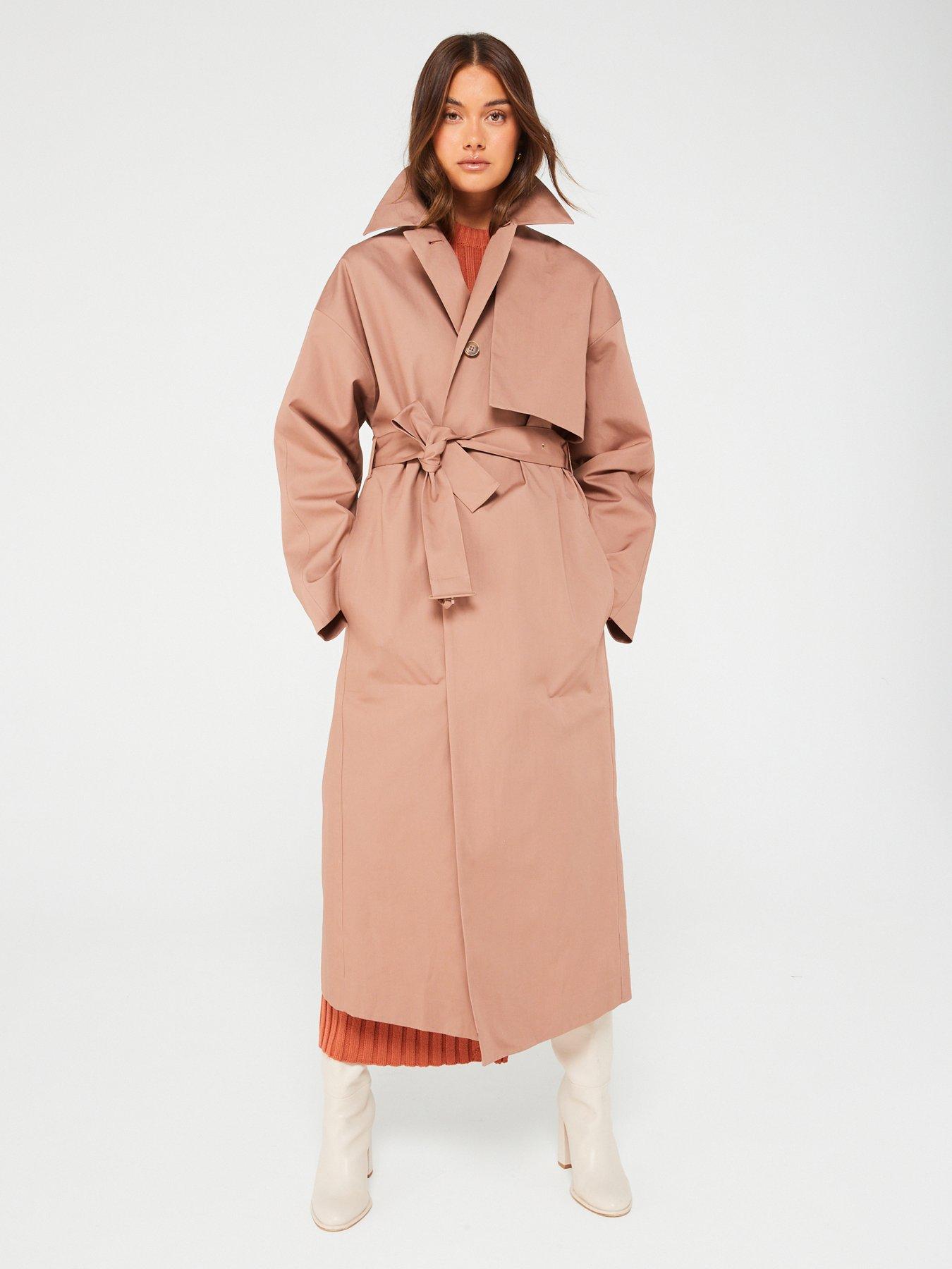 Calvin klein brown clearance coat