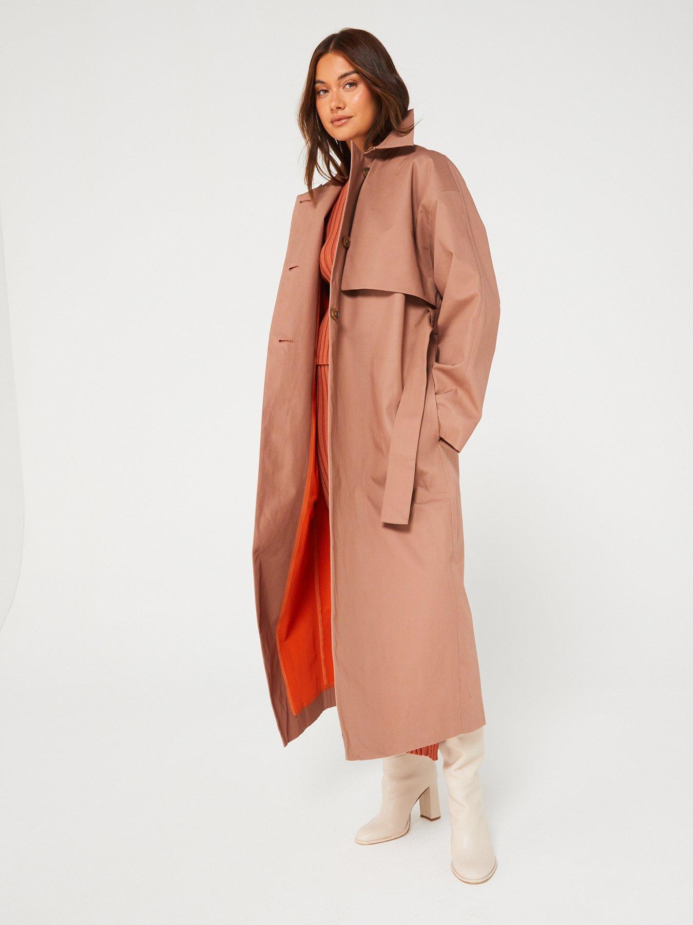 Calvin klein store brown coat