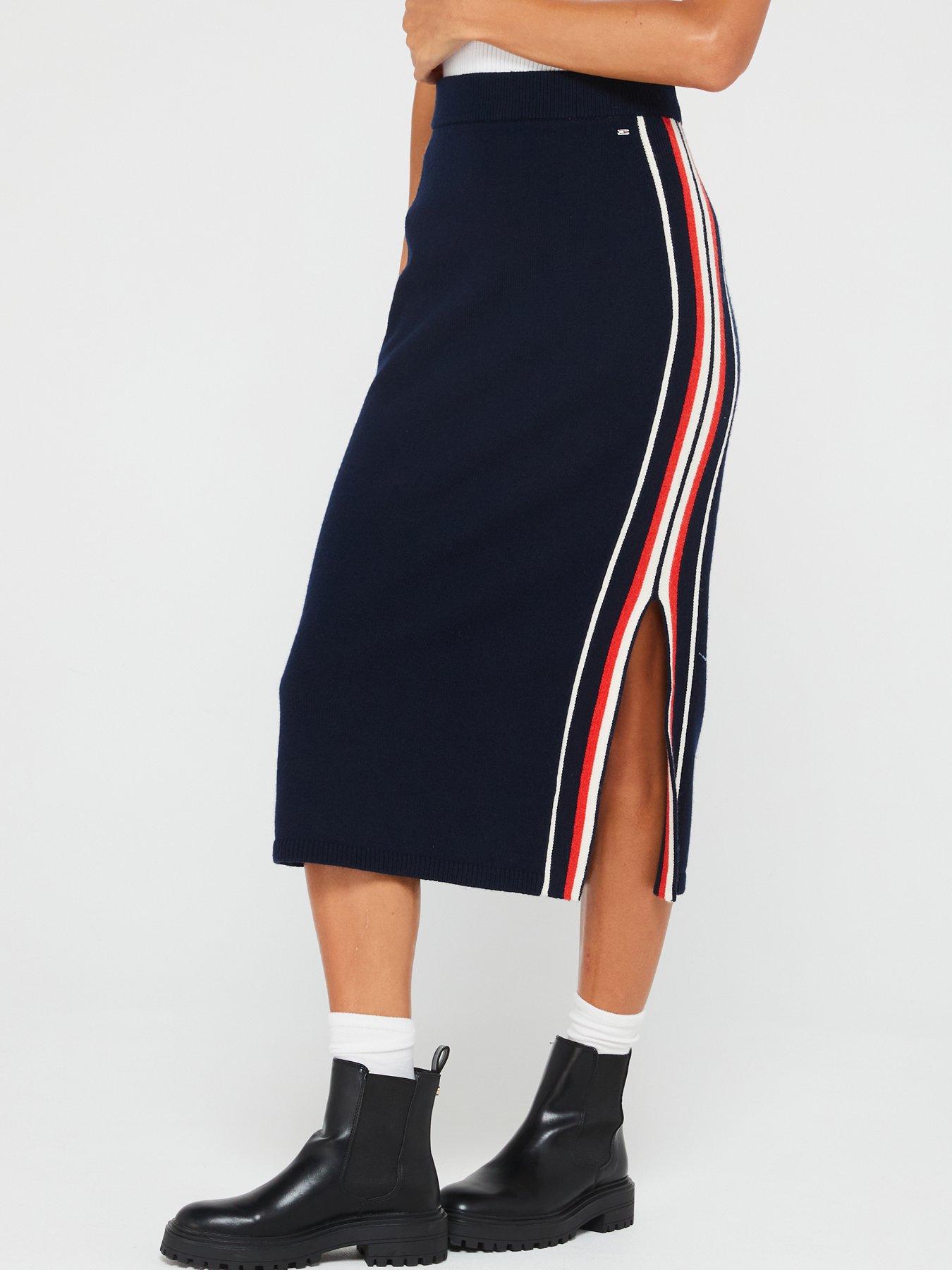 Navy jersey skirt clearance uk