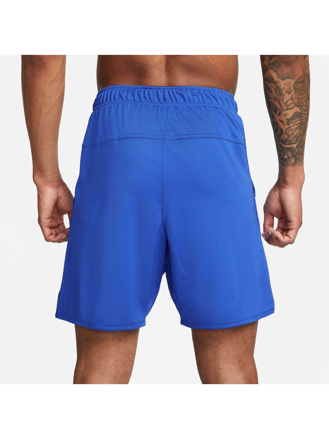 Nike Men's Dri-fit 7inch Unlined Versatile Training Shorts - Blue ...