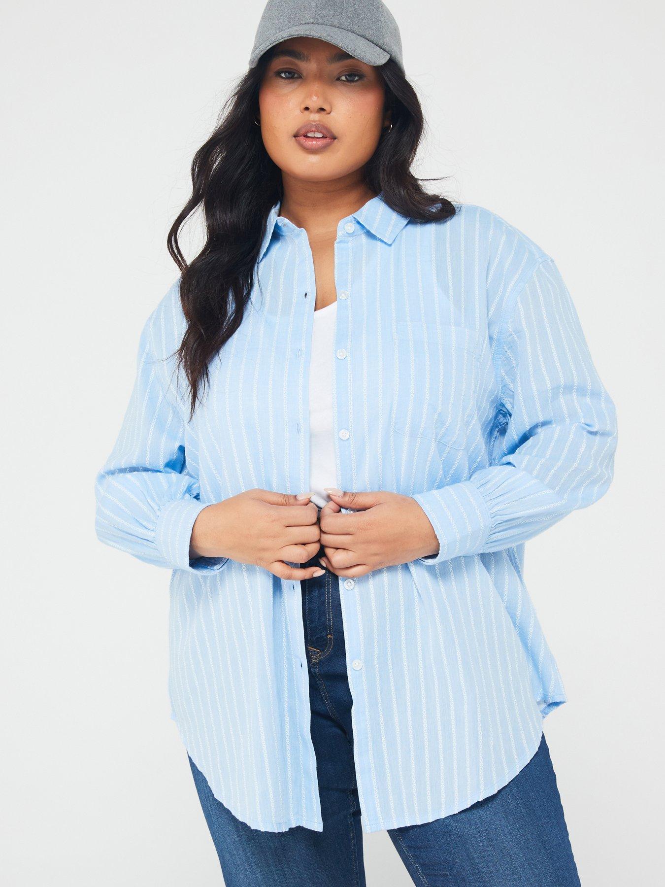 Plus size womens outlet shirts uk