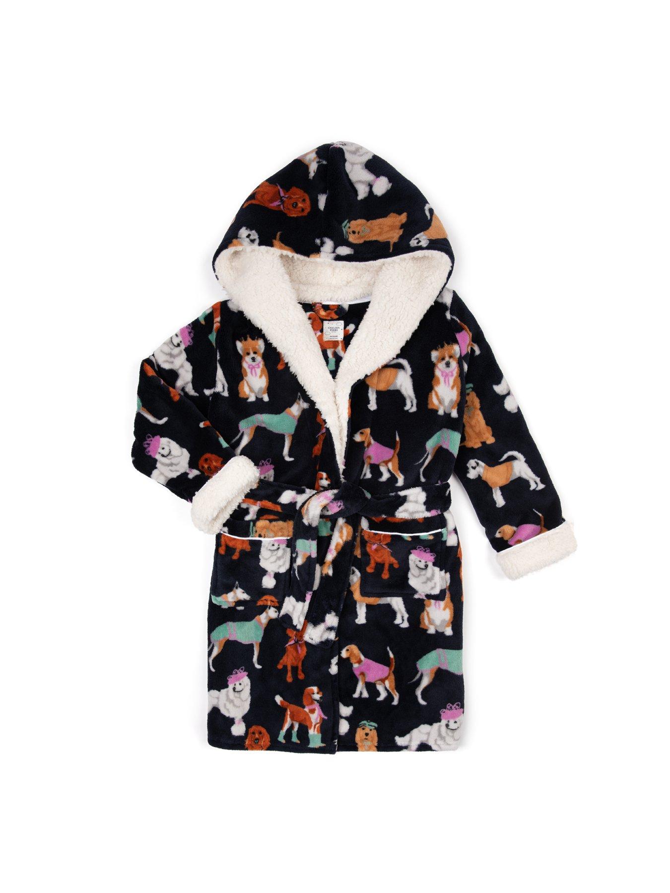 Kids fleece outlet dressing gown