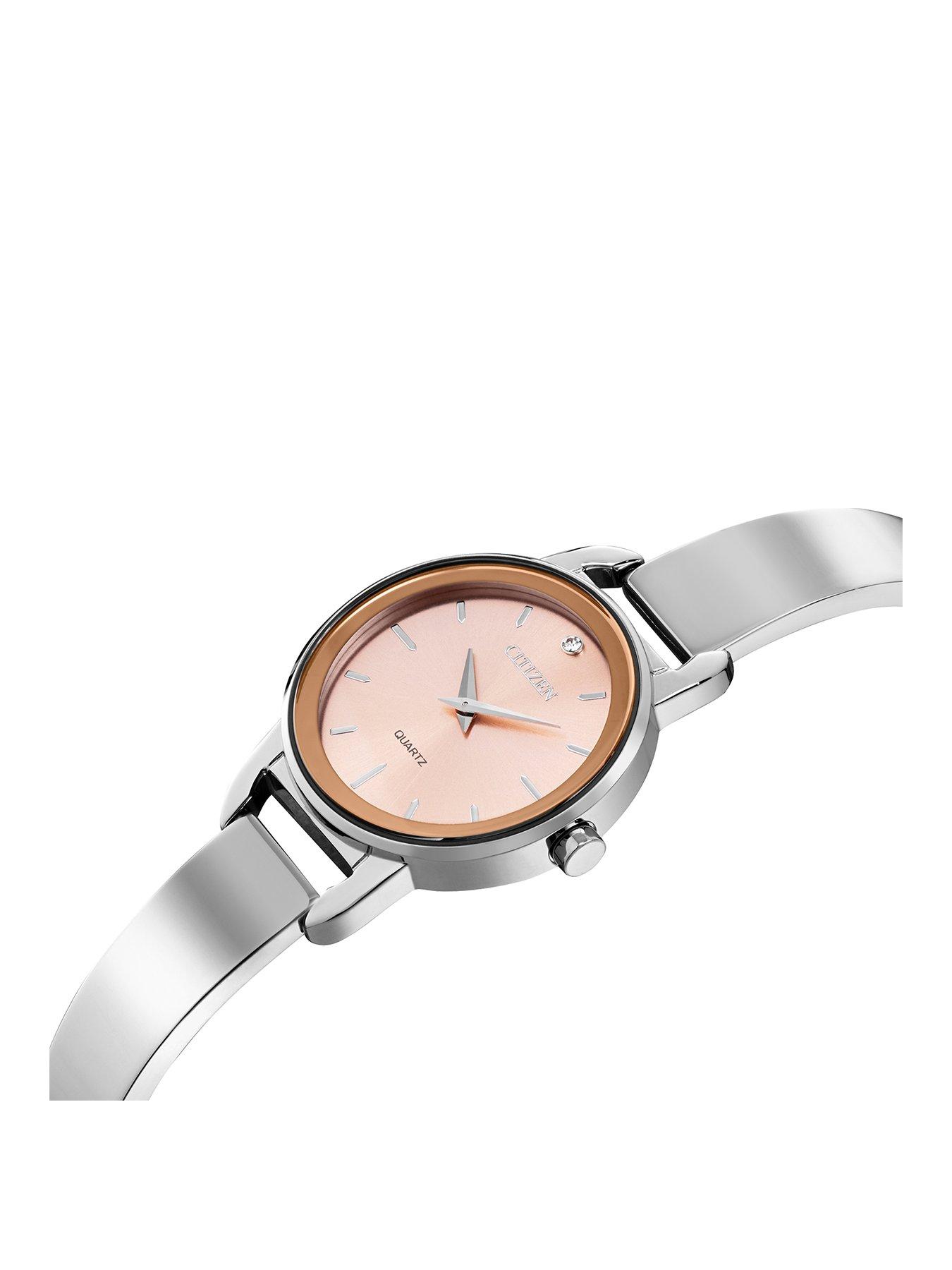 Image 2 of 7 of Citizen Quartz Pink Mother Of Pearl Dial Stainless Steel Ladies Watch