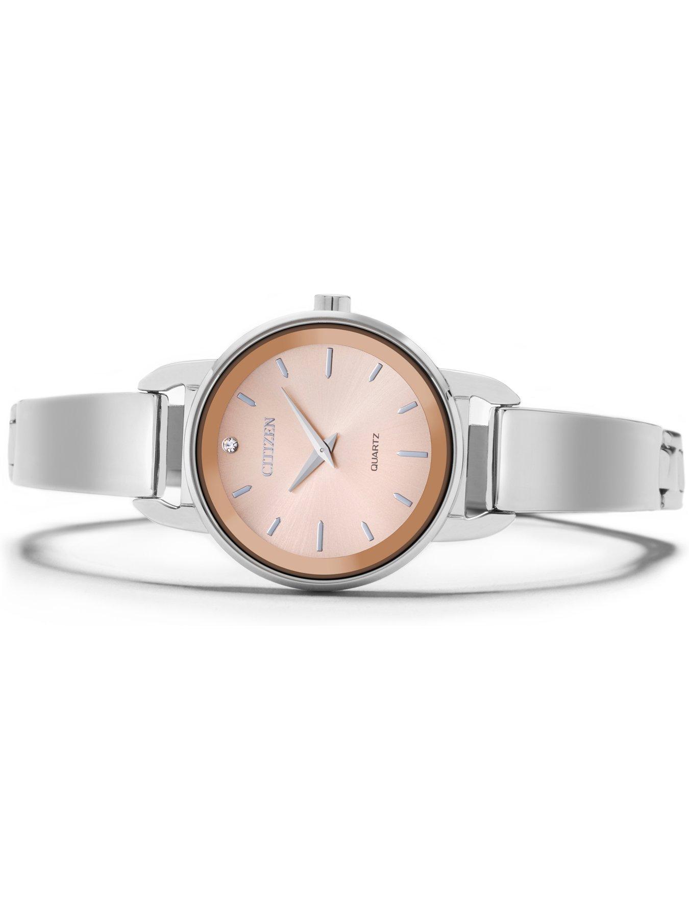 Image 3 of 7 of Citizen Quartz Pink Mother Of Pearl Dial Stainless Steel Ladies Watch