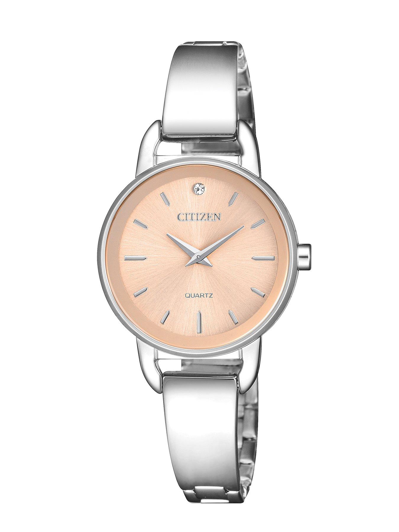Image 4 of 7 of Citizen Quartz Pink Mother Of Pearl Dial Stainless Steel Ladies Watch