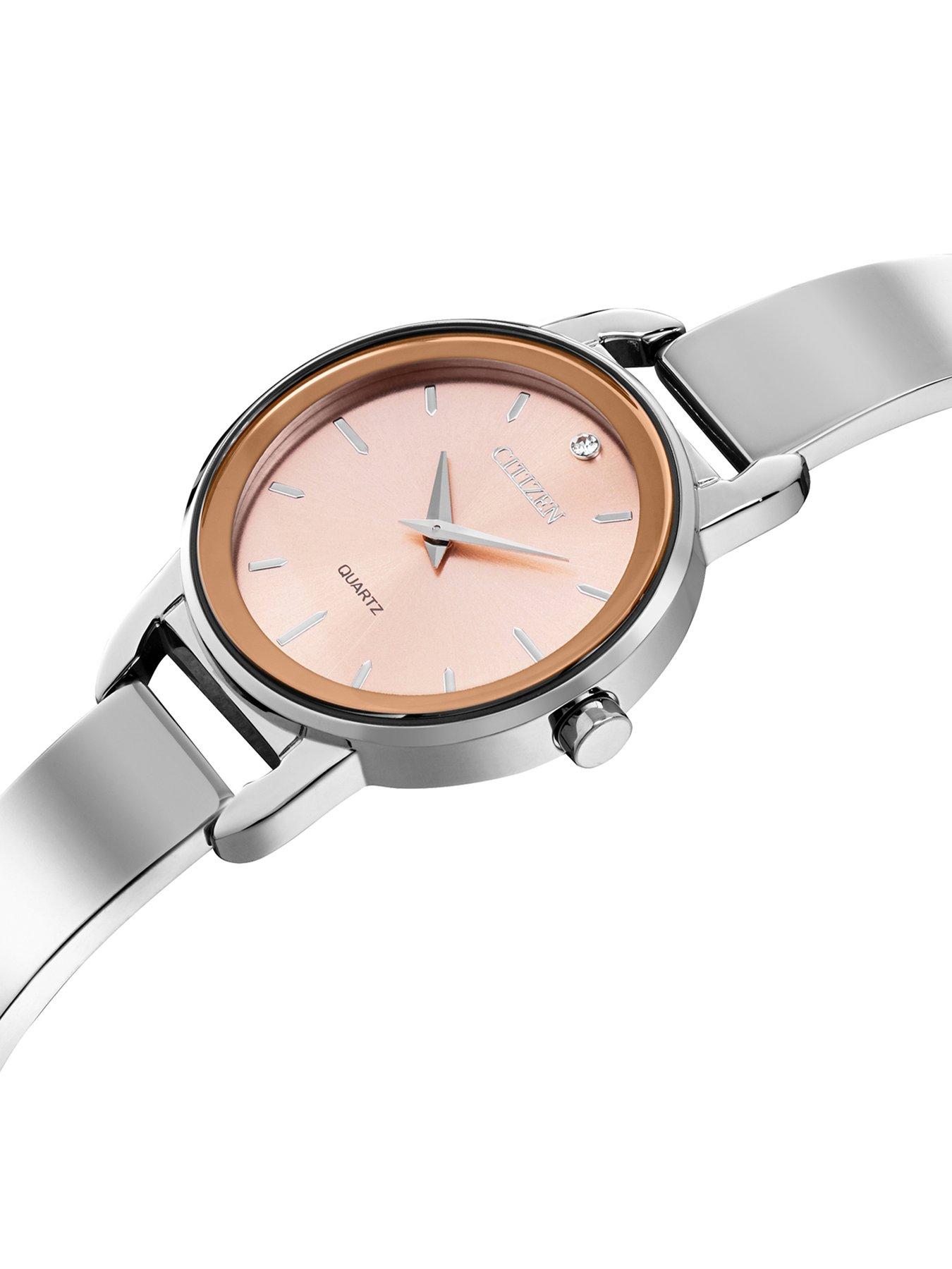 Image 5 of 7 of Citizen Quartz Pink Mother Of Pearl Dial Stainless Steel Ladies Watch