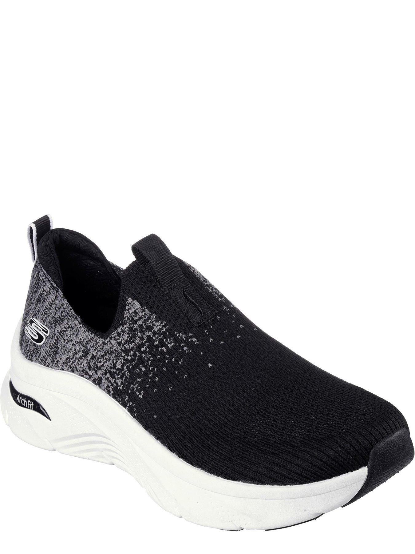 Skechers Arch Fit D'lux Key Journey Trainer - Black | Very.co.uk