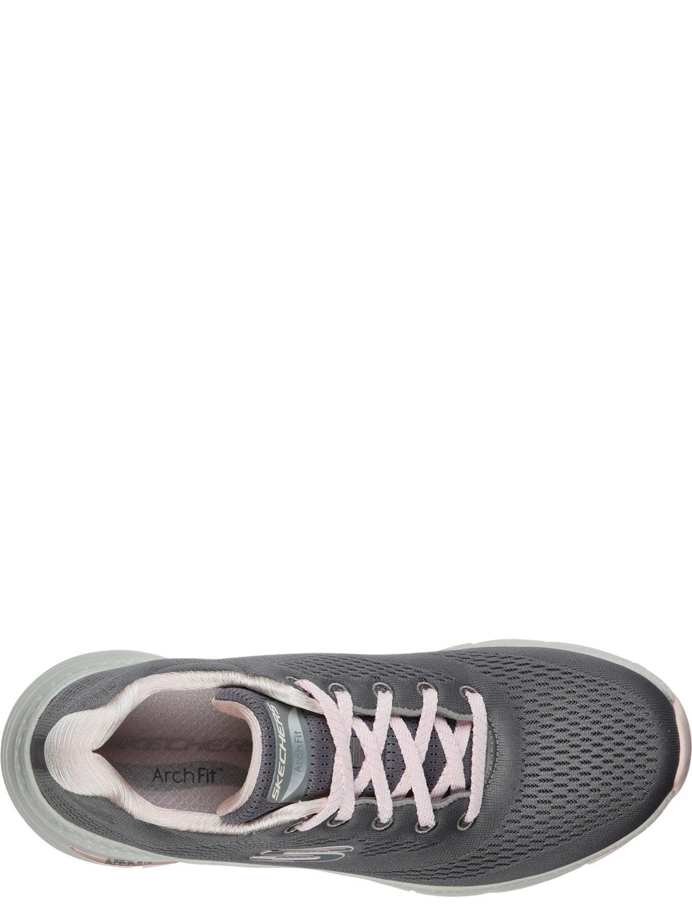 Skechers grey clearance trainers