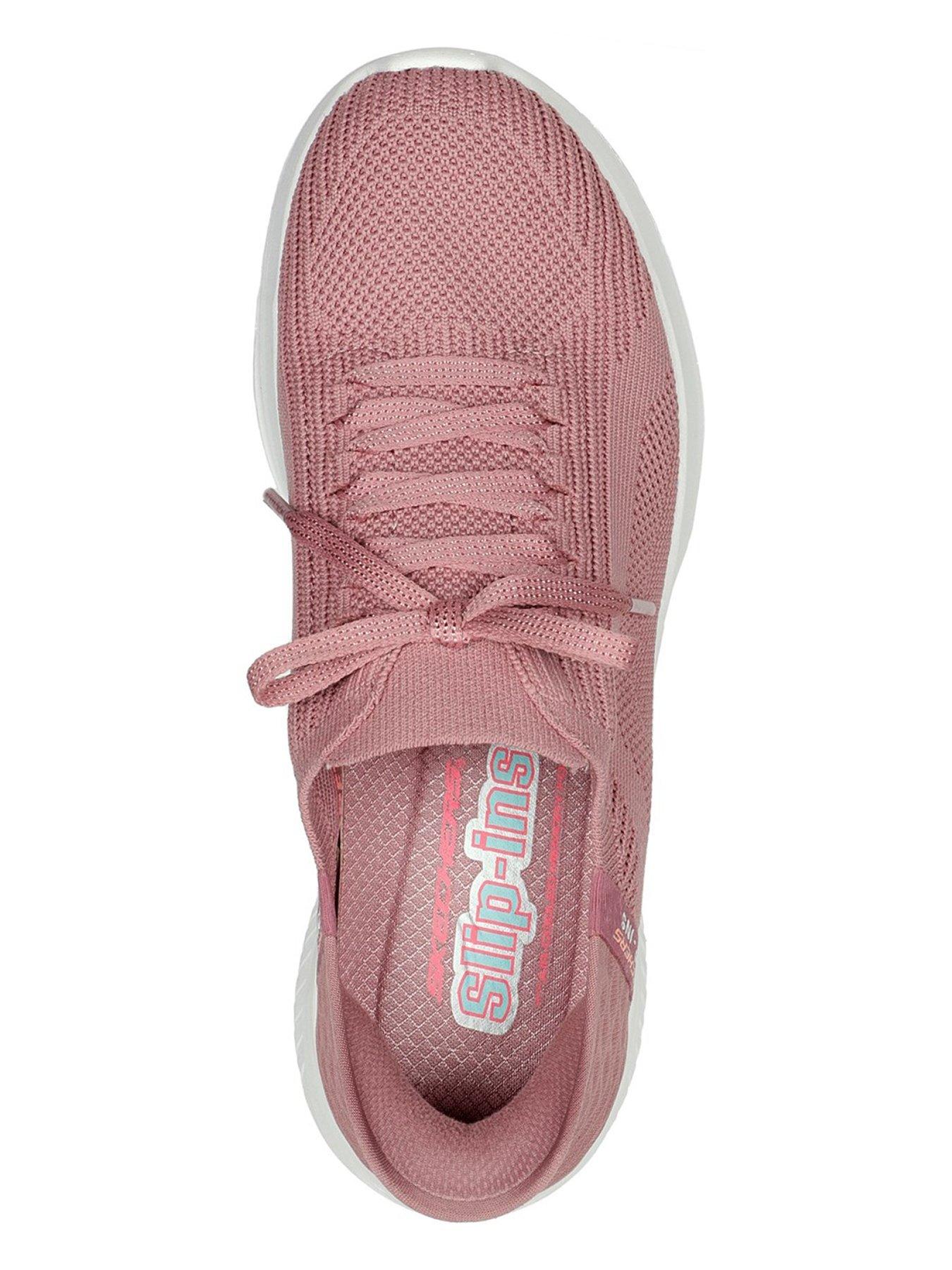 Mauve slip on hot sale sneakers