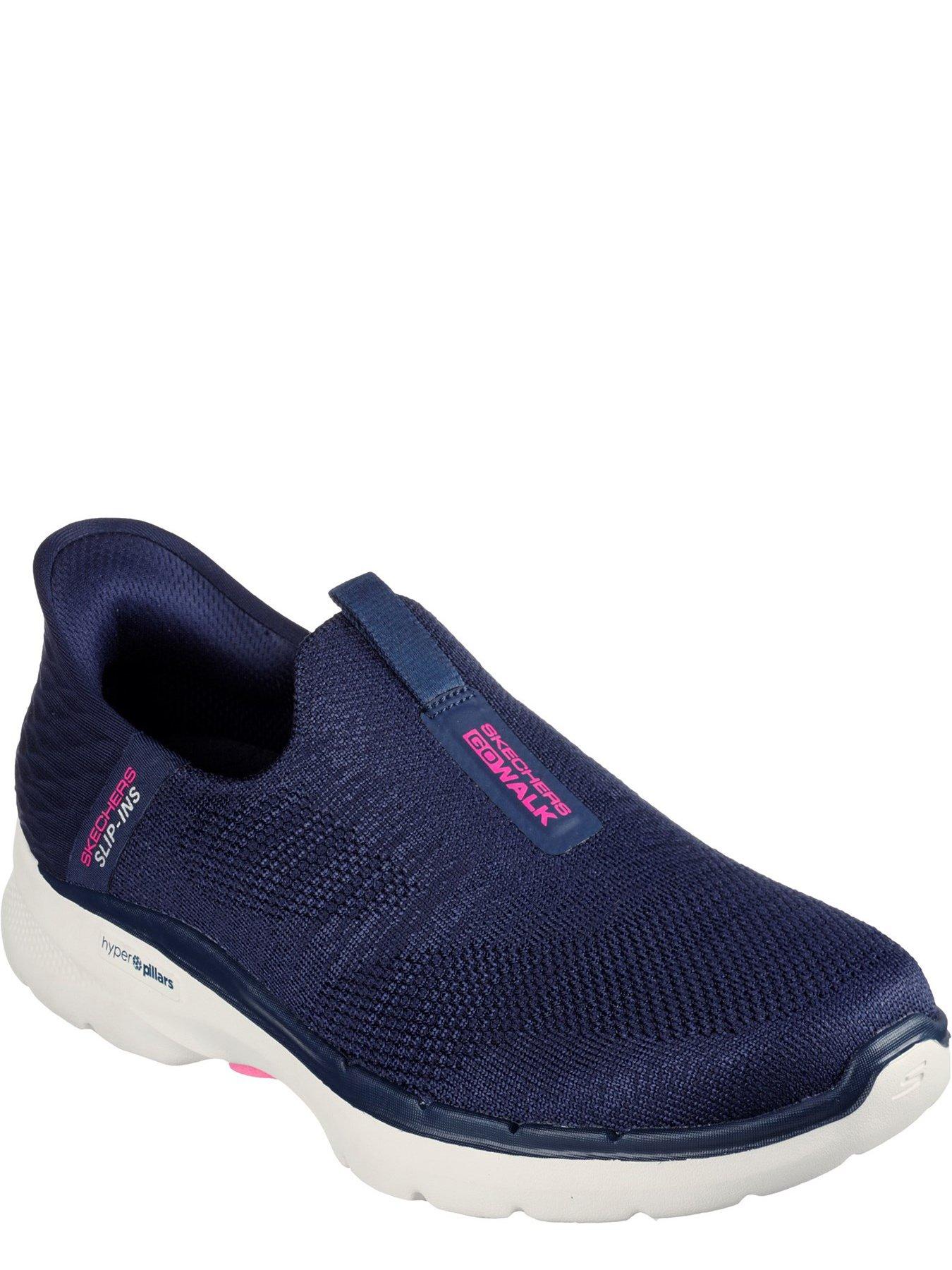 Skechers Go Walk 6 Fabulous View Slip In Trainers - Navy