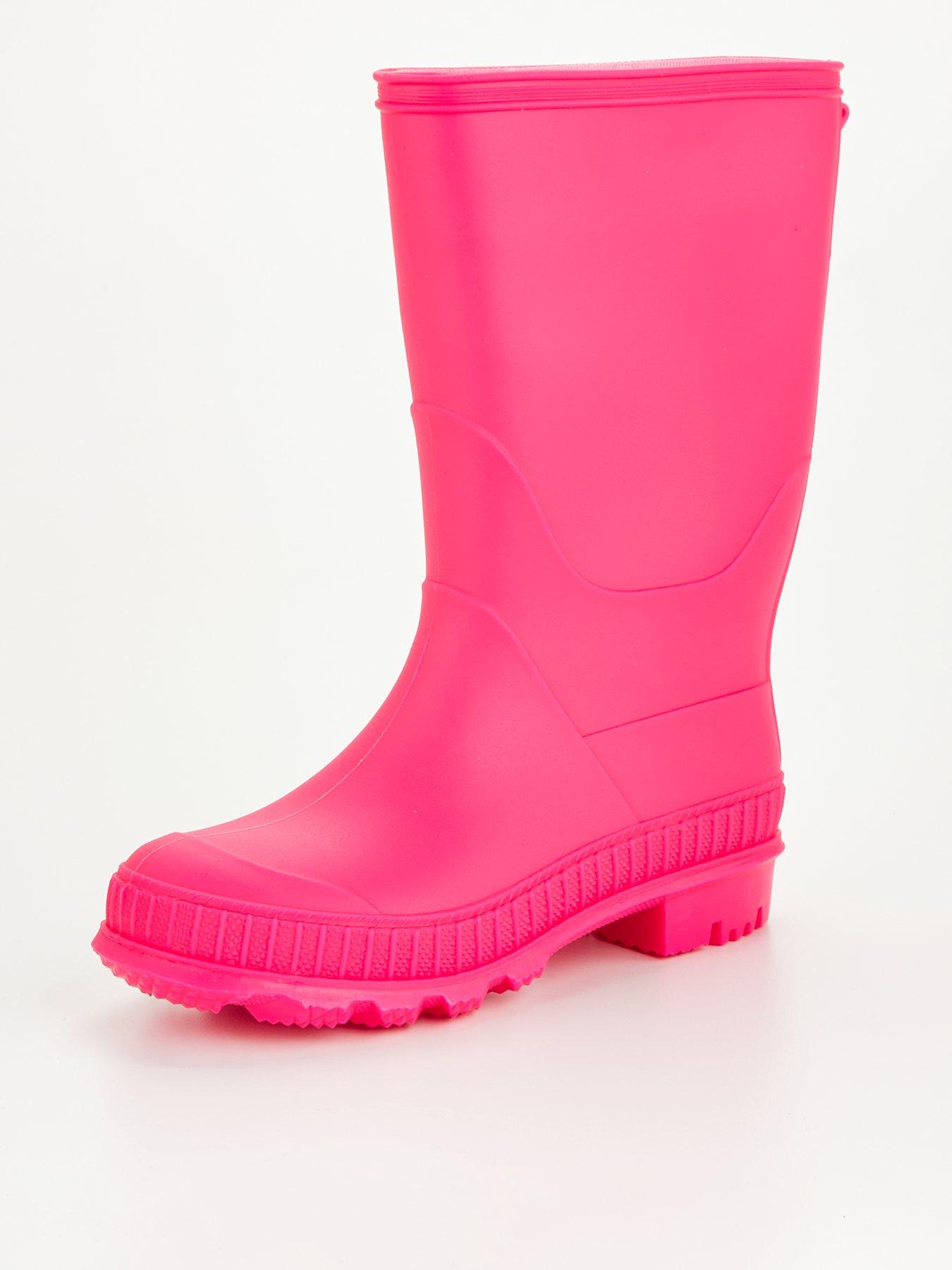 The Very Collection Girls Wellies - Pink