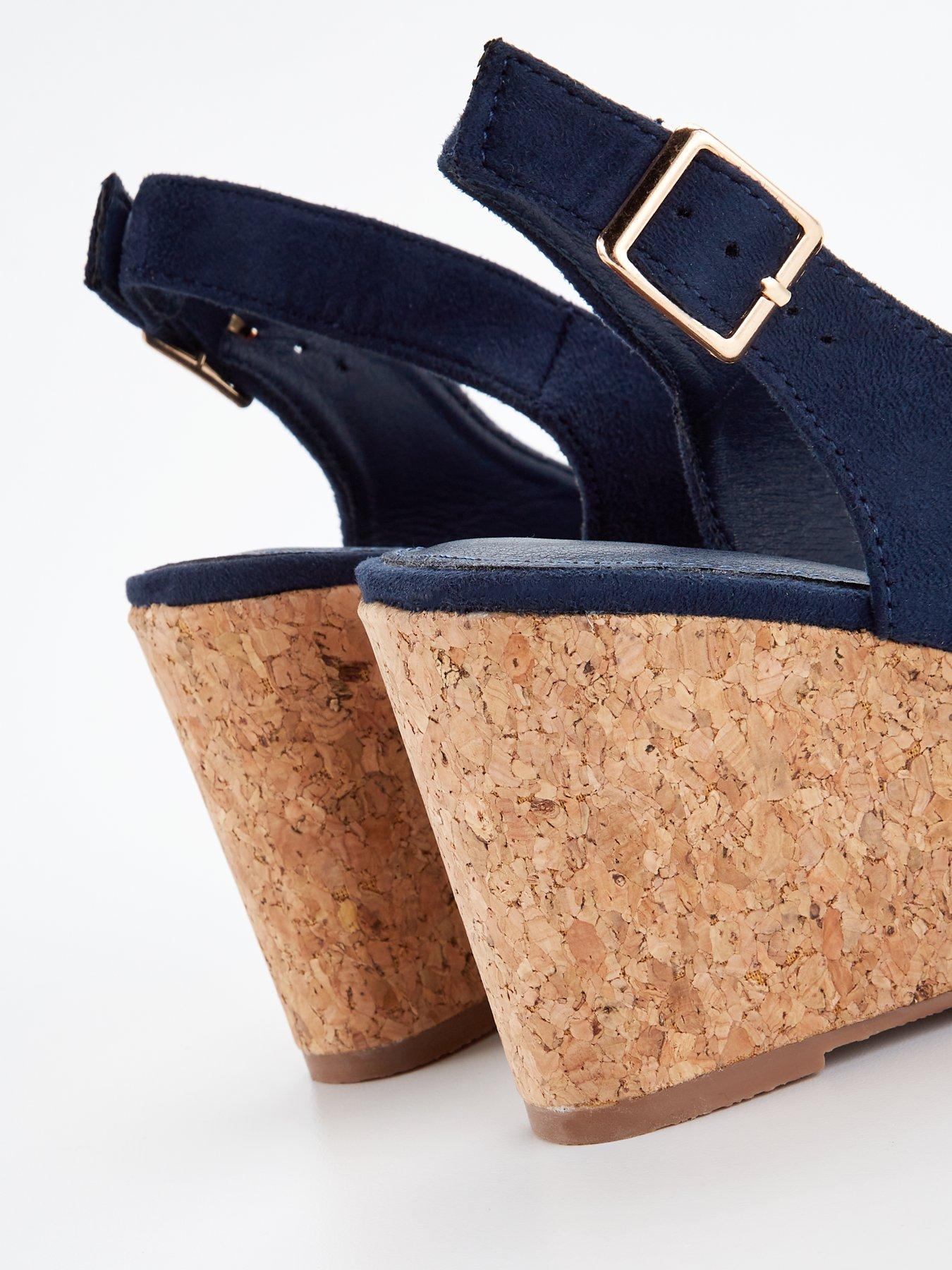 Navy wedges uk online