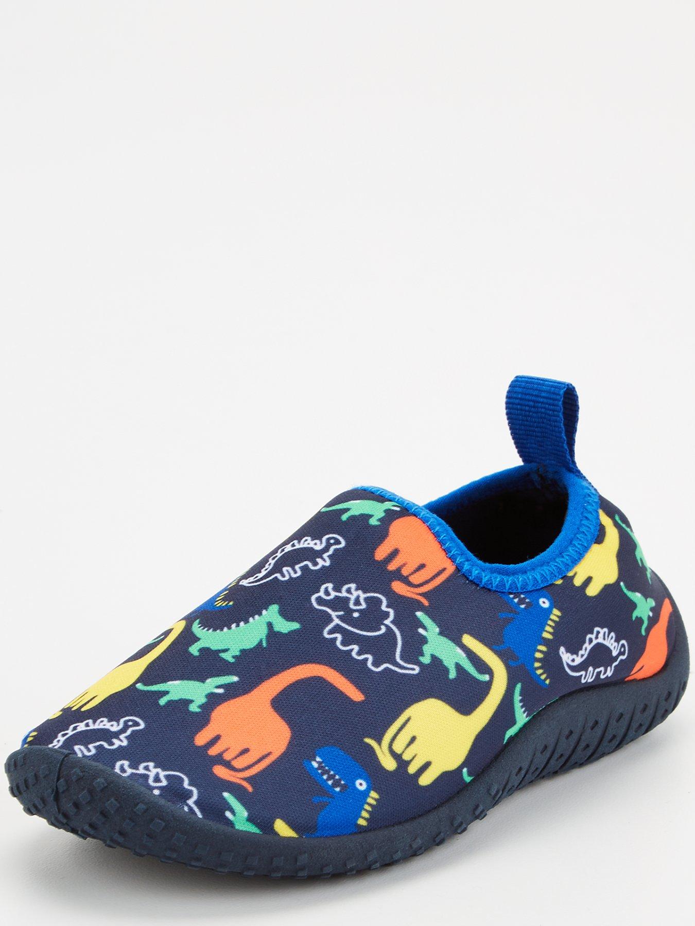 Boys Dinosaur Water Shoes Blue