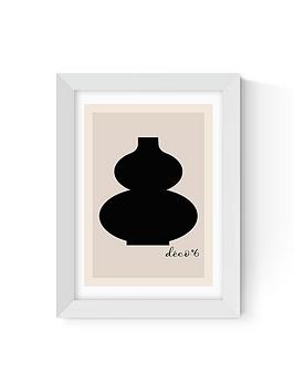 Product photograph of East End Prints Modern Vase Deco Vi By Inoui - Framed from very.co.uk
