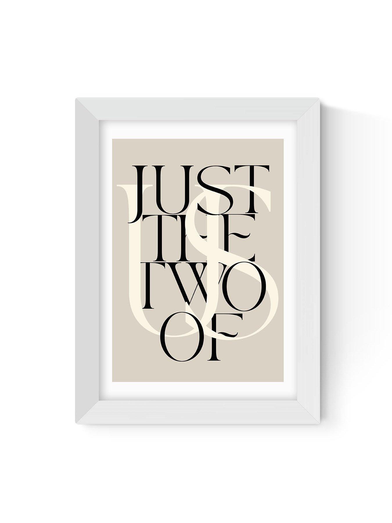 Product photograph of East End Prints Just The Two Of Us By Inoui - Un-framed from very.co.uk