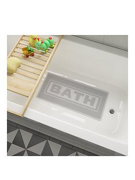 Product photograph of Croydex Bath Rubber Bath Mat- Grey from very.co.uk