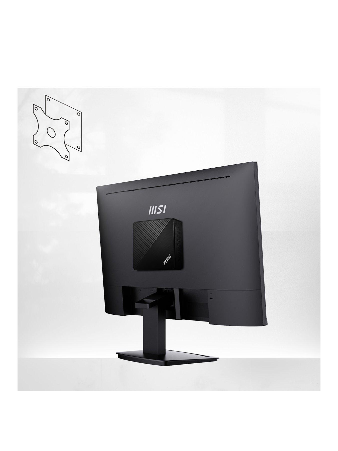 MSI Pro MP273A, 27 Monitor, 1920 x 1080 (FHD), IPS, 100Hz, TUV Certified  Eyesight Protection, 4ms, Displayport, HDMI, Tilt, Black