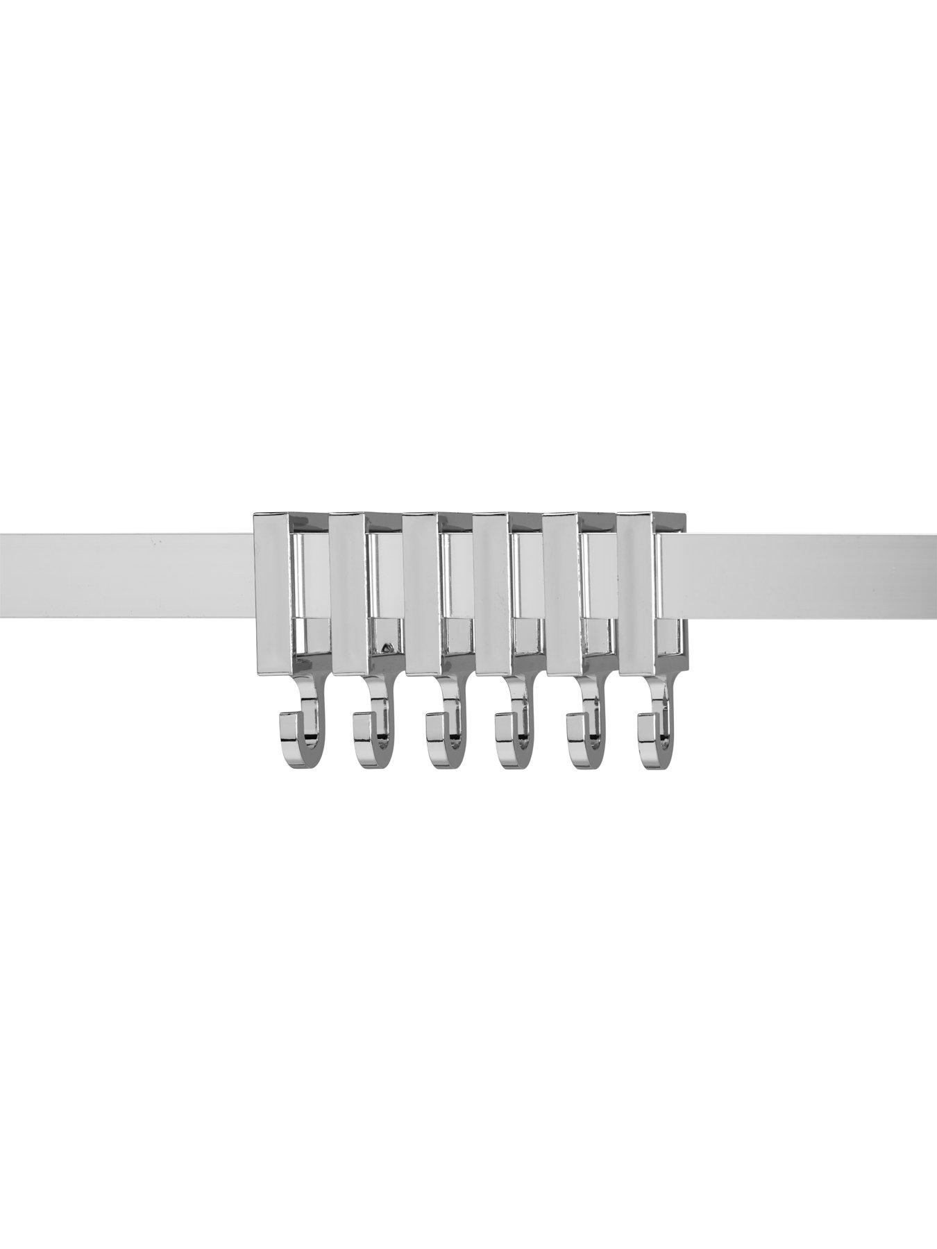 Croydex Luxury Chrome Shower Curtain Rail Rod