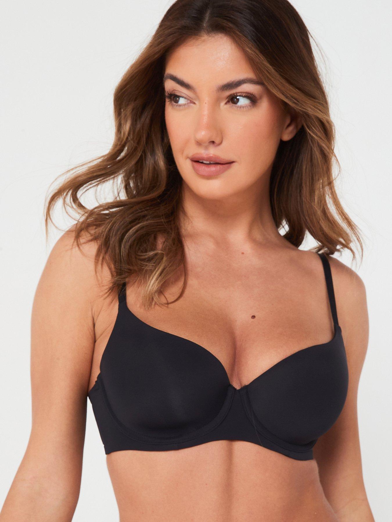 undefined Mars Light Padded Demi Bra - Black