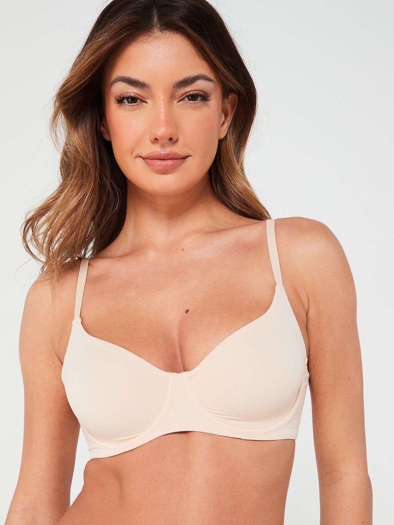 undefined Vesta Non Pad Wire Bra - Beige