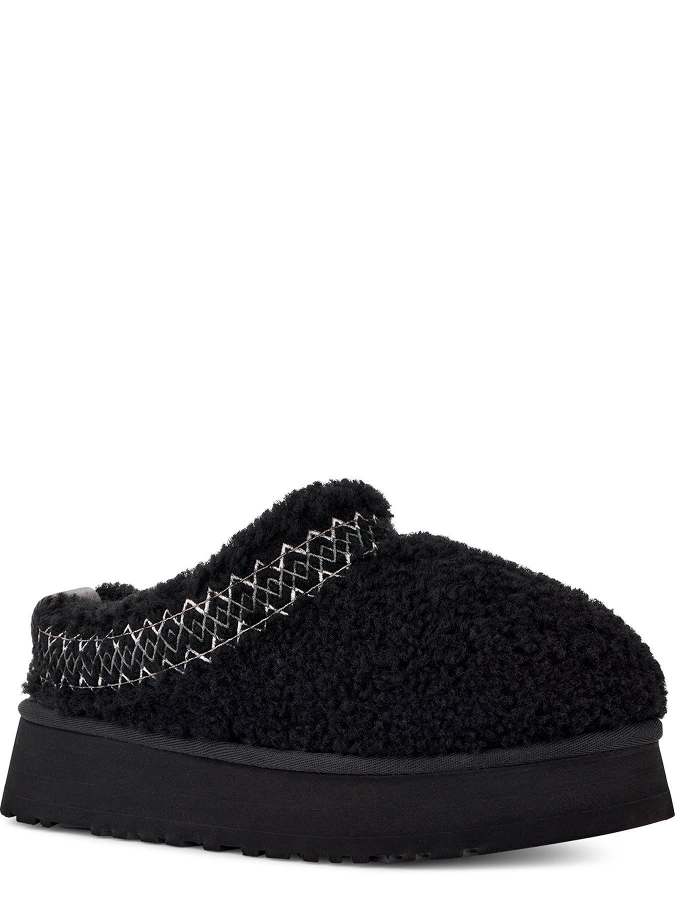 UGG Tazz Braid Black Slipper very