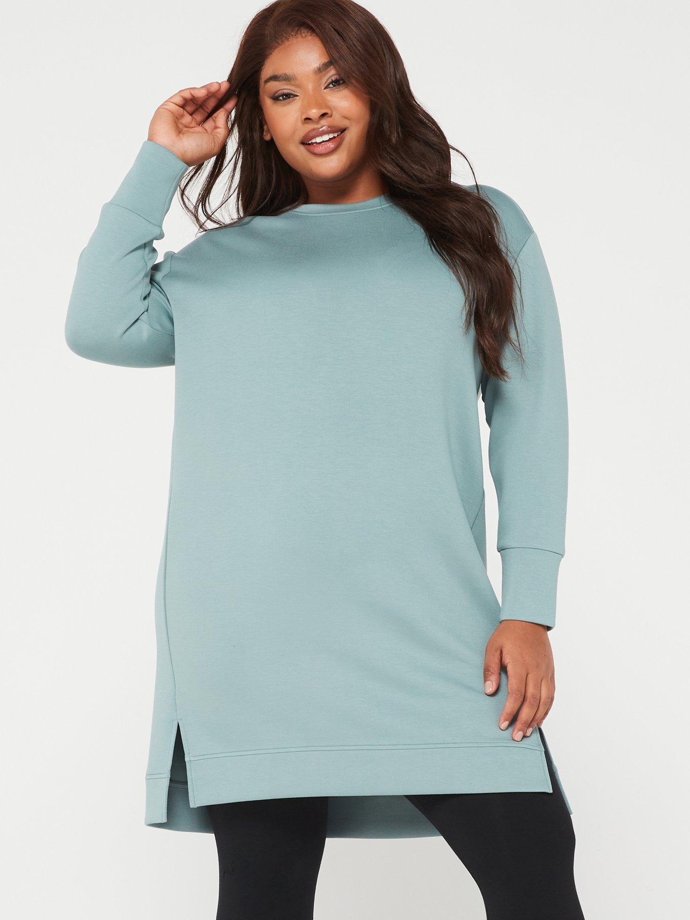 Plus size slouchy outlet sweatshirt