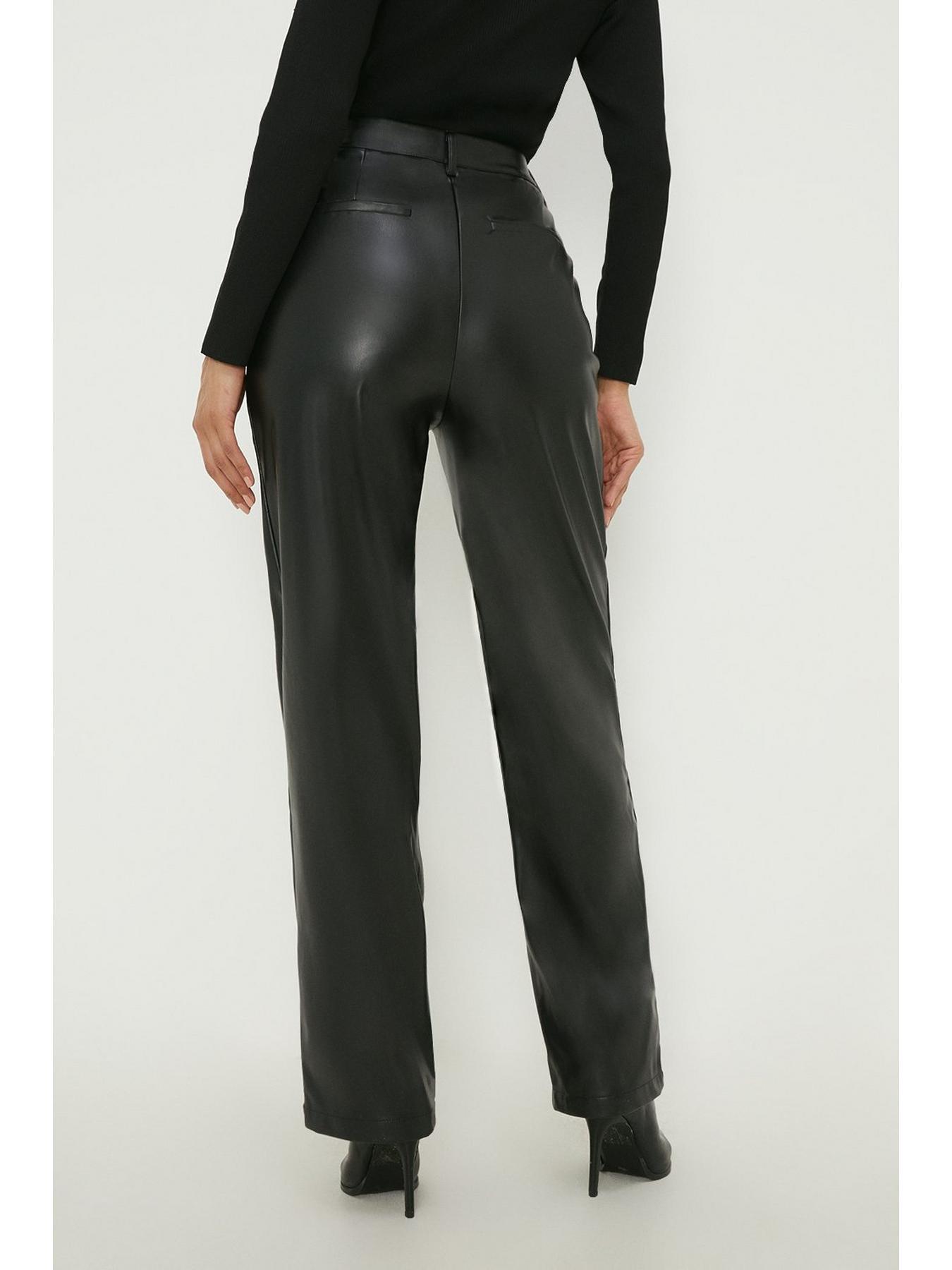 Dorothy perkins hot sale leather trousers