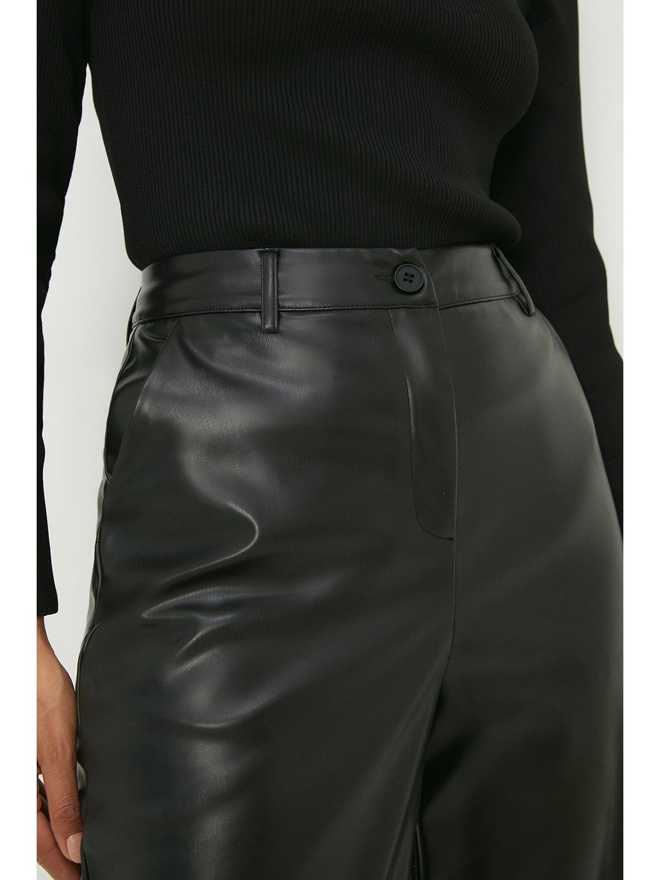 Dorothy perkins leather jeans deals