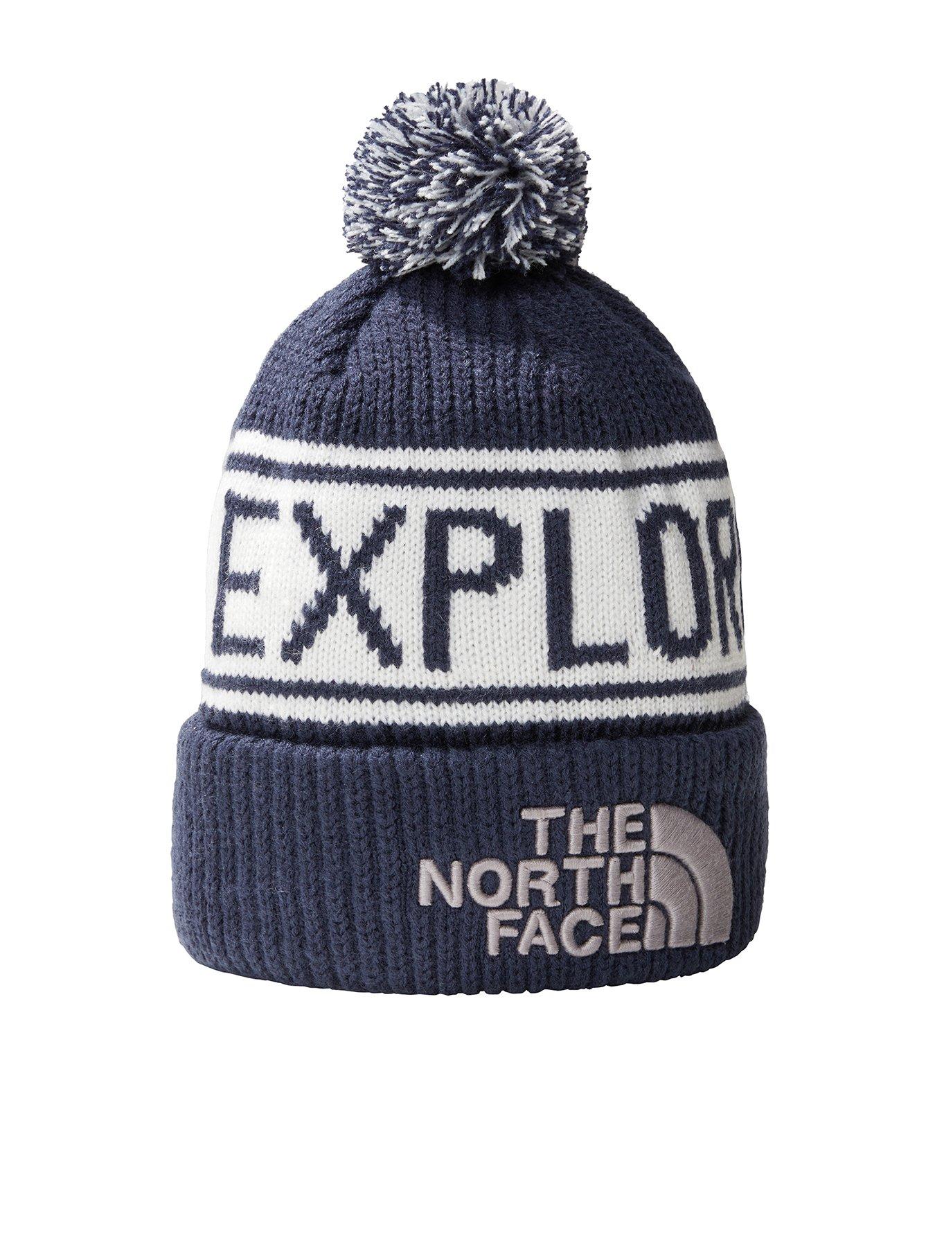 The North Face Men'S Retro Pom Beanie - Dark Blue