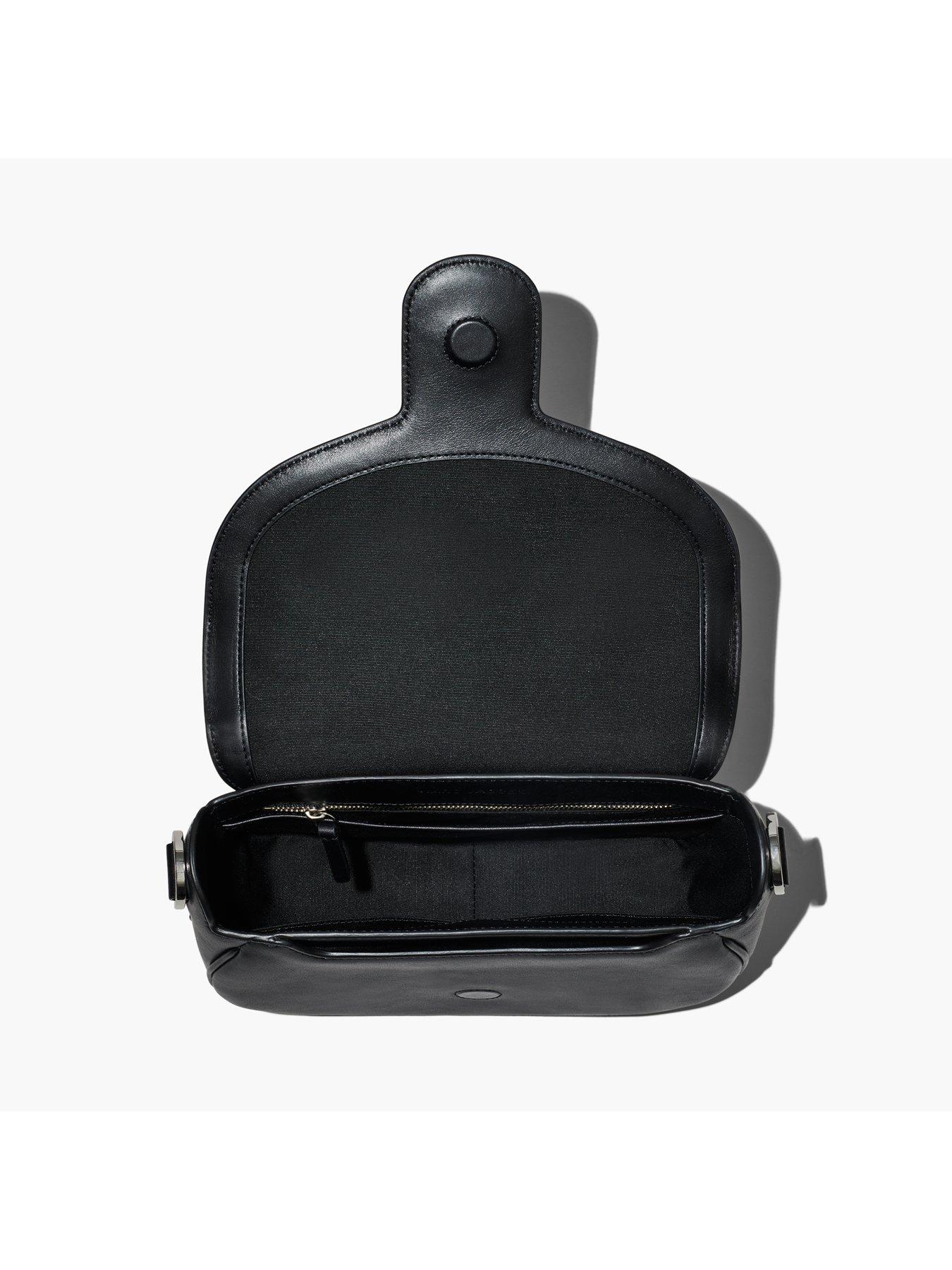 MARC JACOBS The Large Leather Saddle Bag Black Very