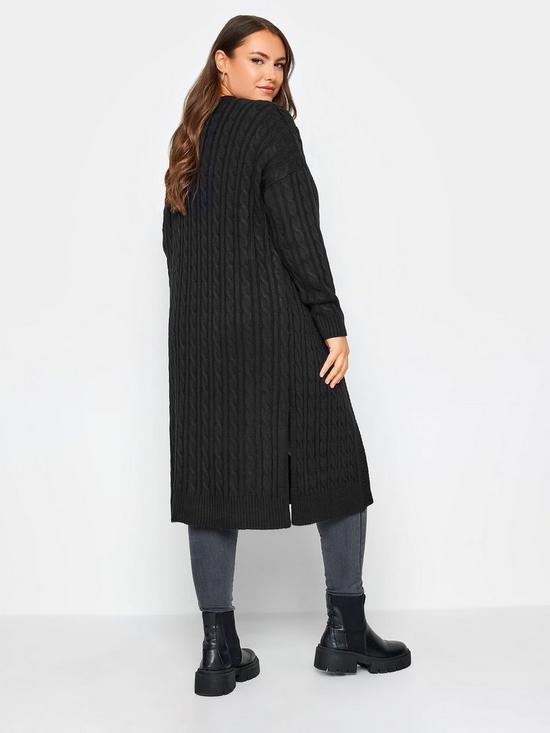stillFront image of yours-maxi-longline-cardigan