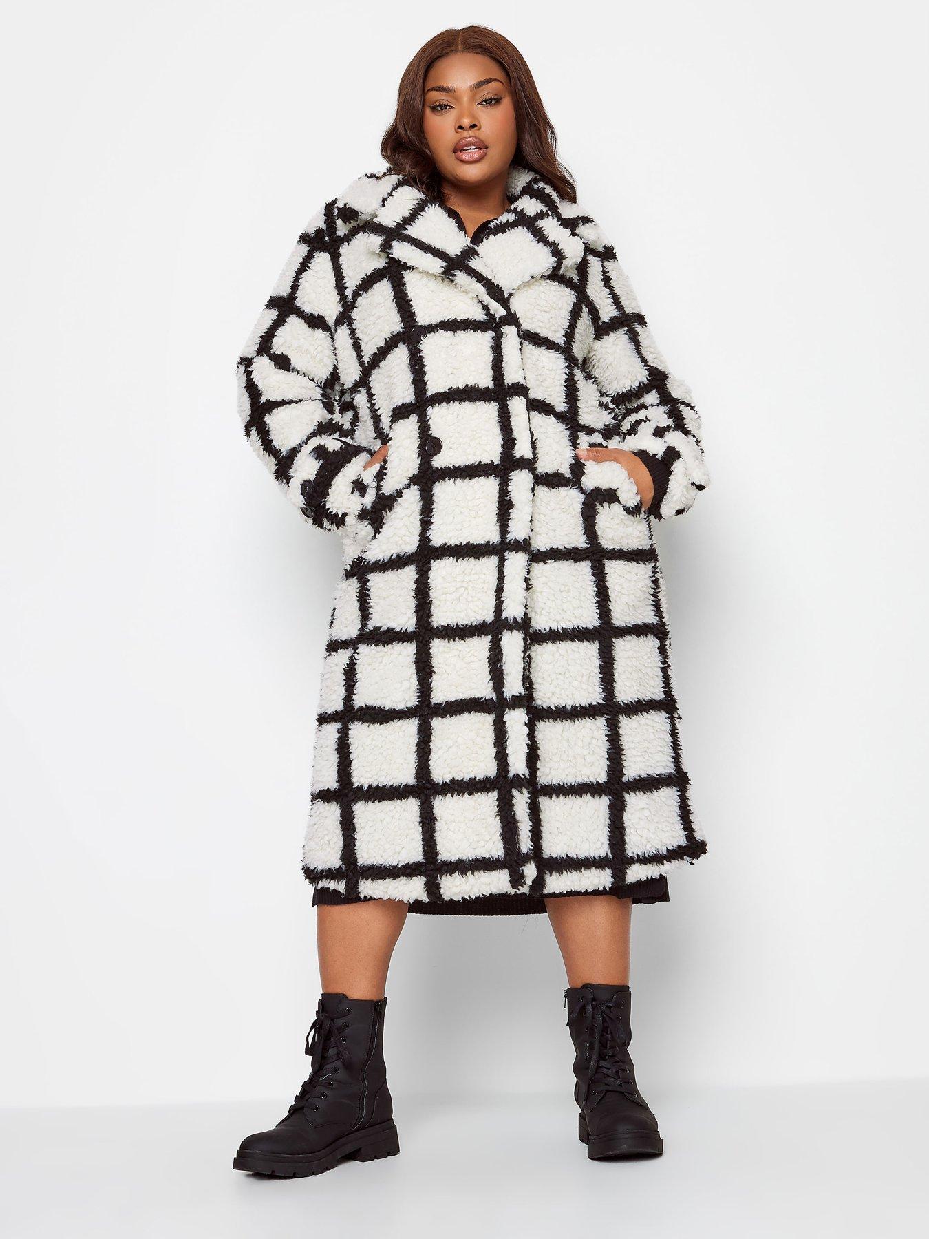 Maxi on sale check coat