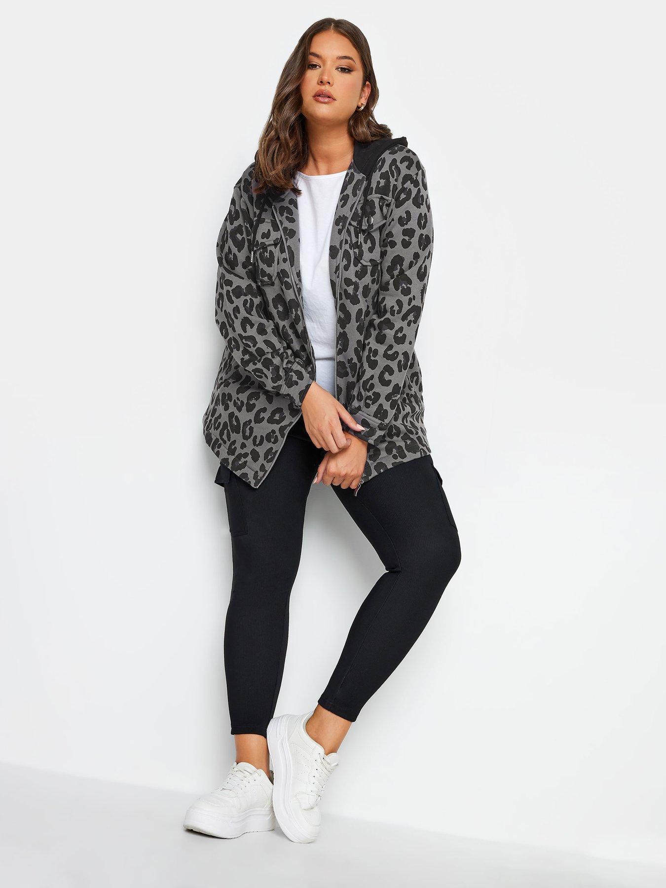 Leopard print clearance shacket