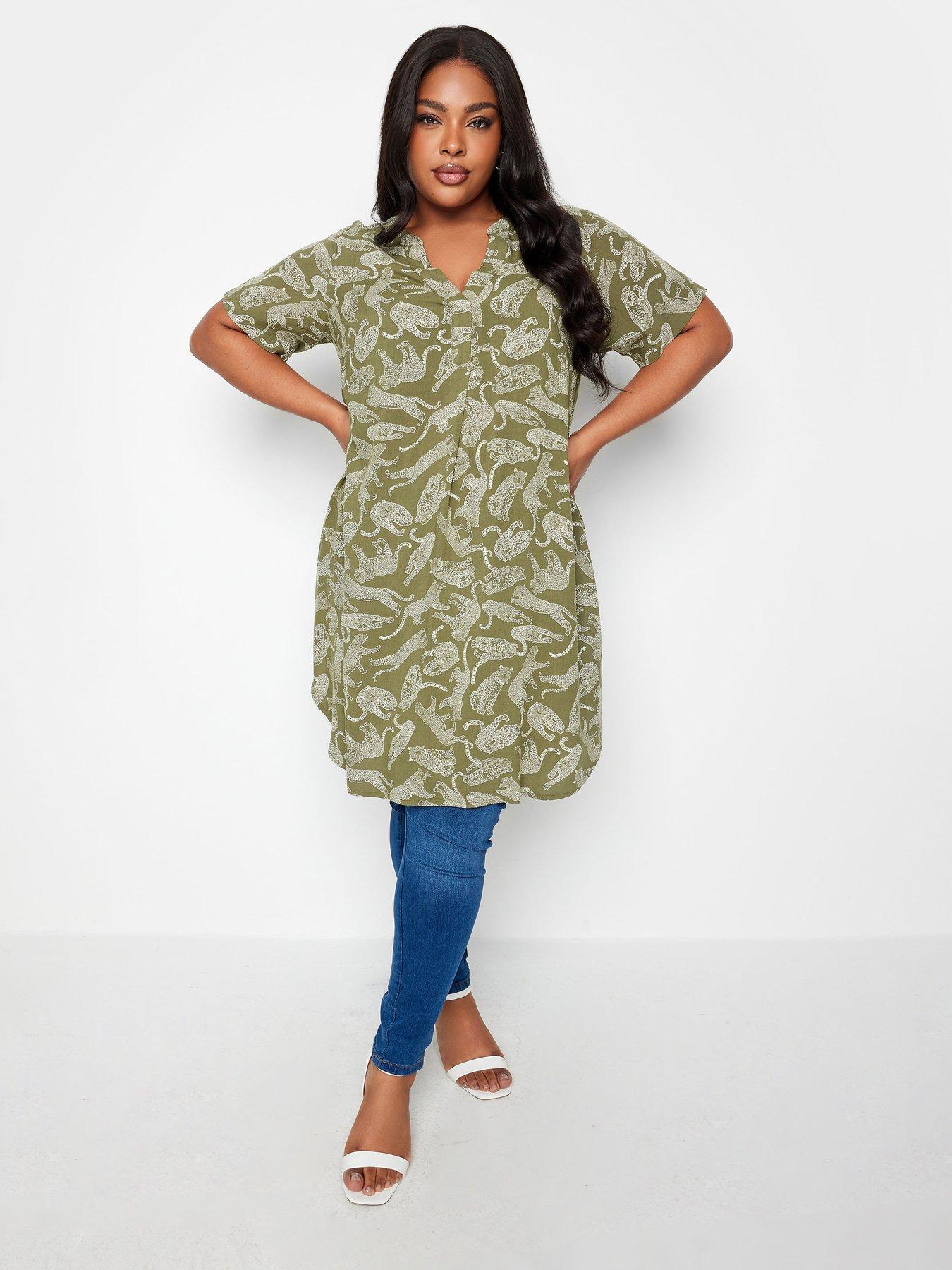 Plus tunic dress best sale