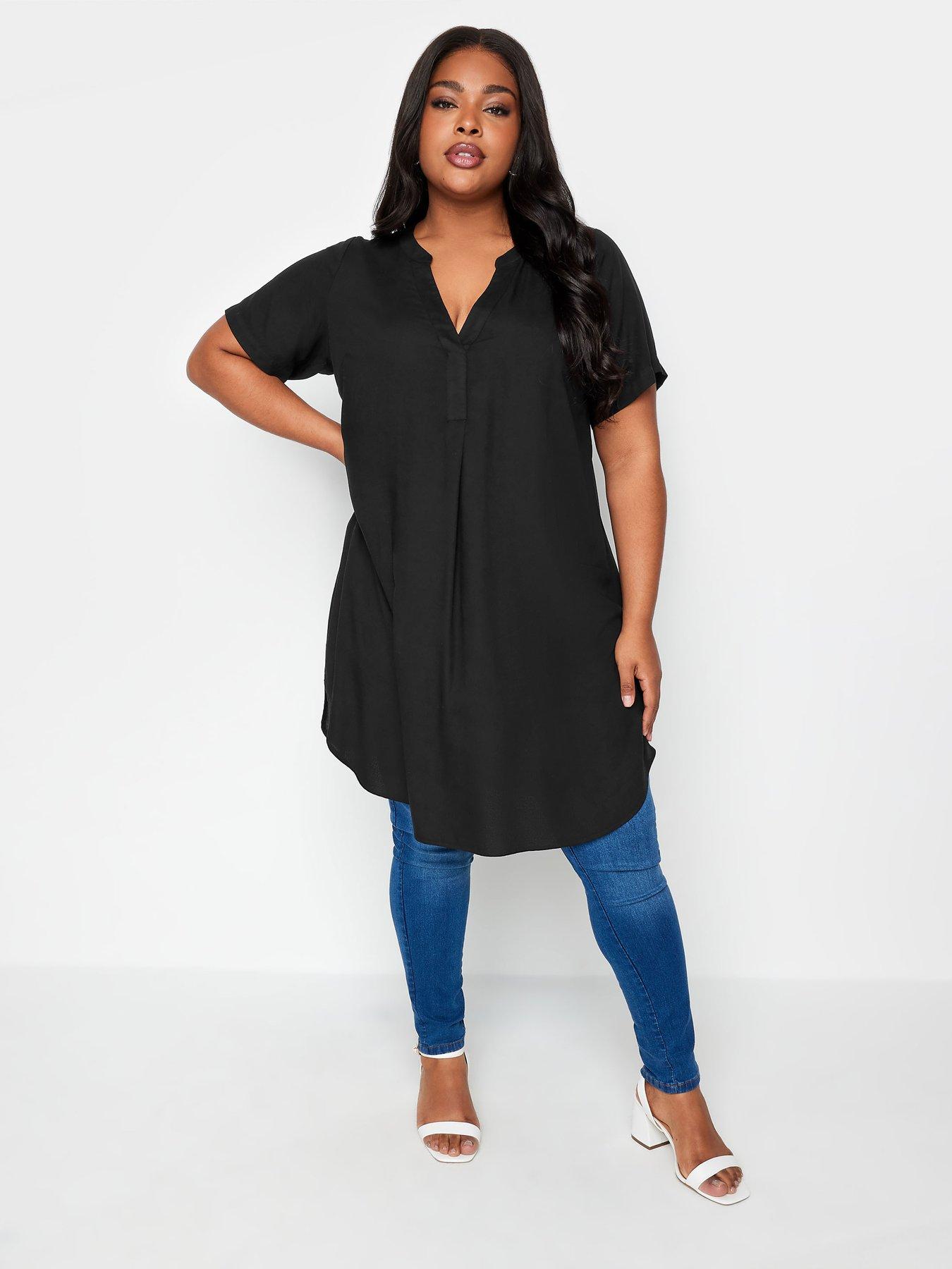 Image 3 of 4 of Yours Tunic Dress - Black