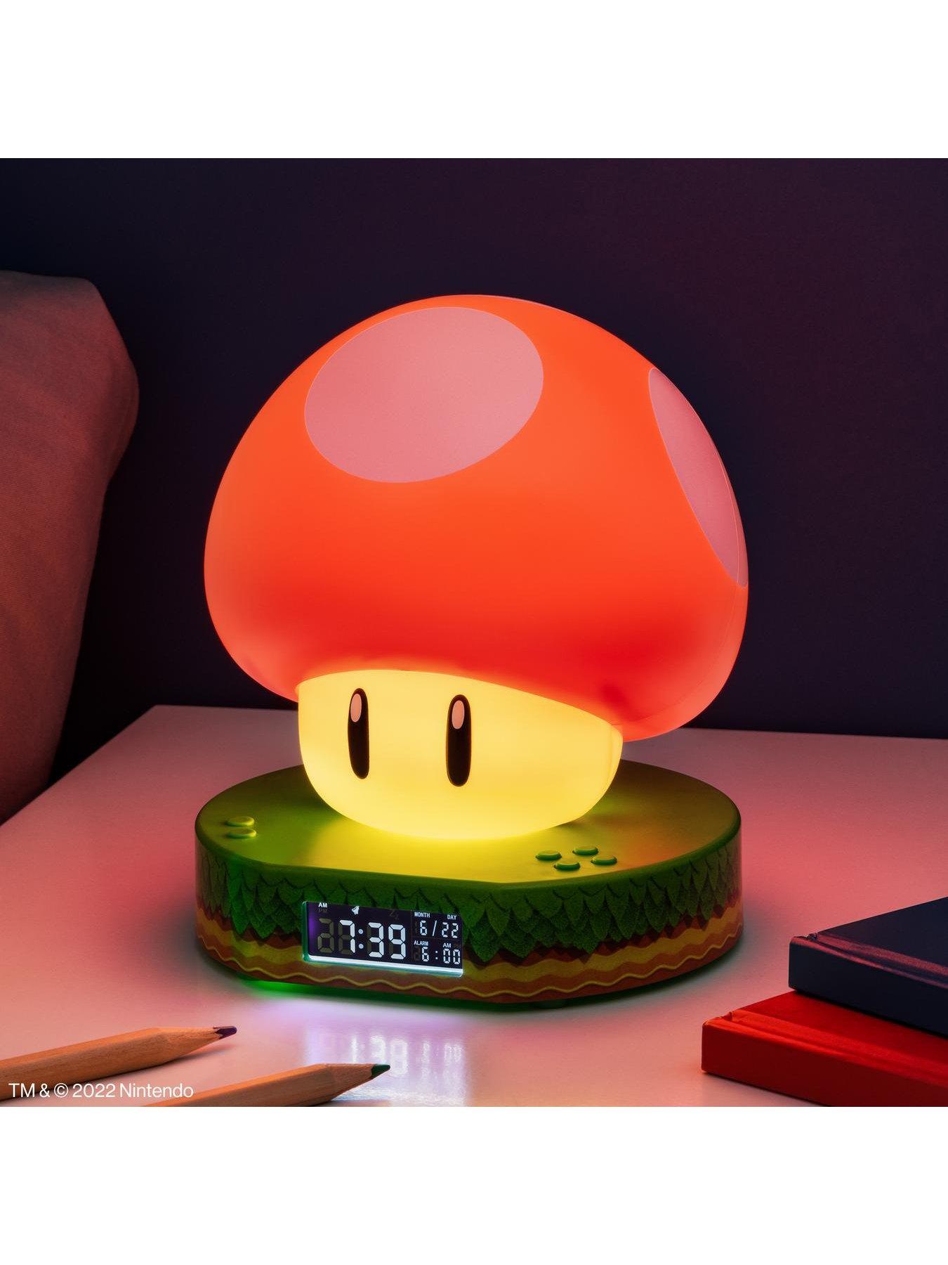 Super Mario Super Mushroom Digital Alarm Clock | very.co.uk